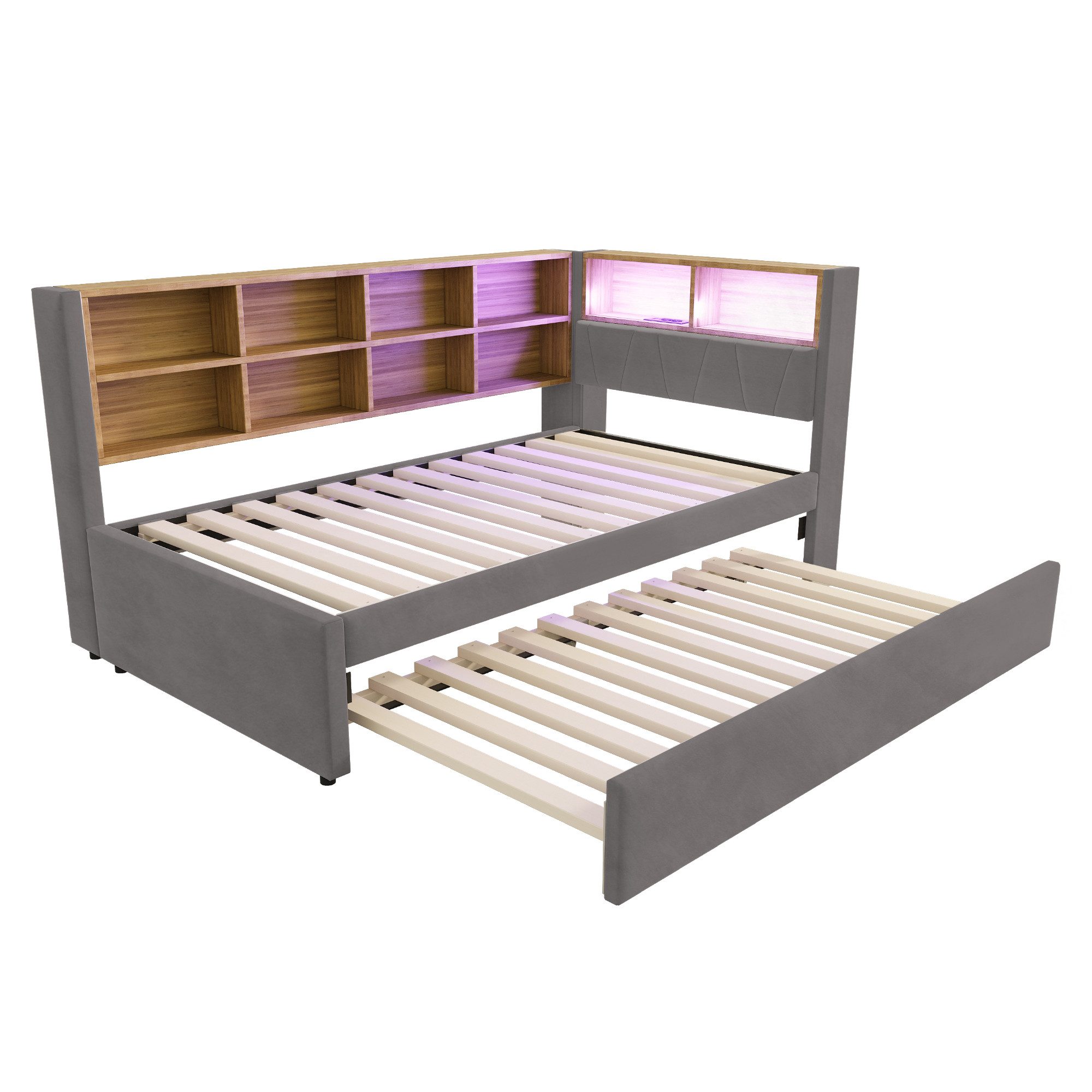 MODFU Schlafsofa Kinderbett mit USB-Steckdose und günstig online kaufen