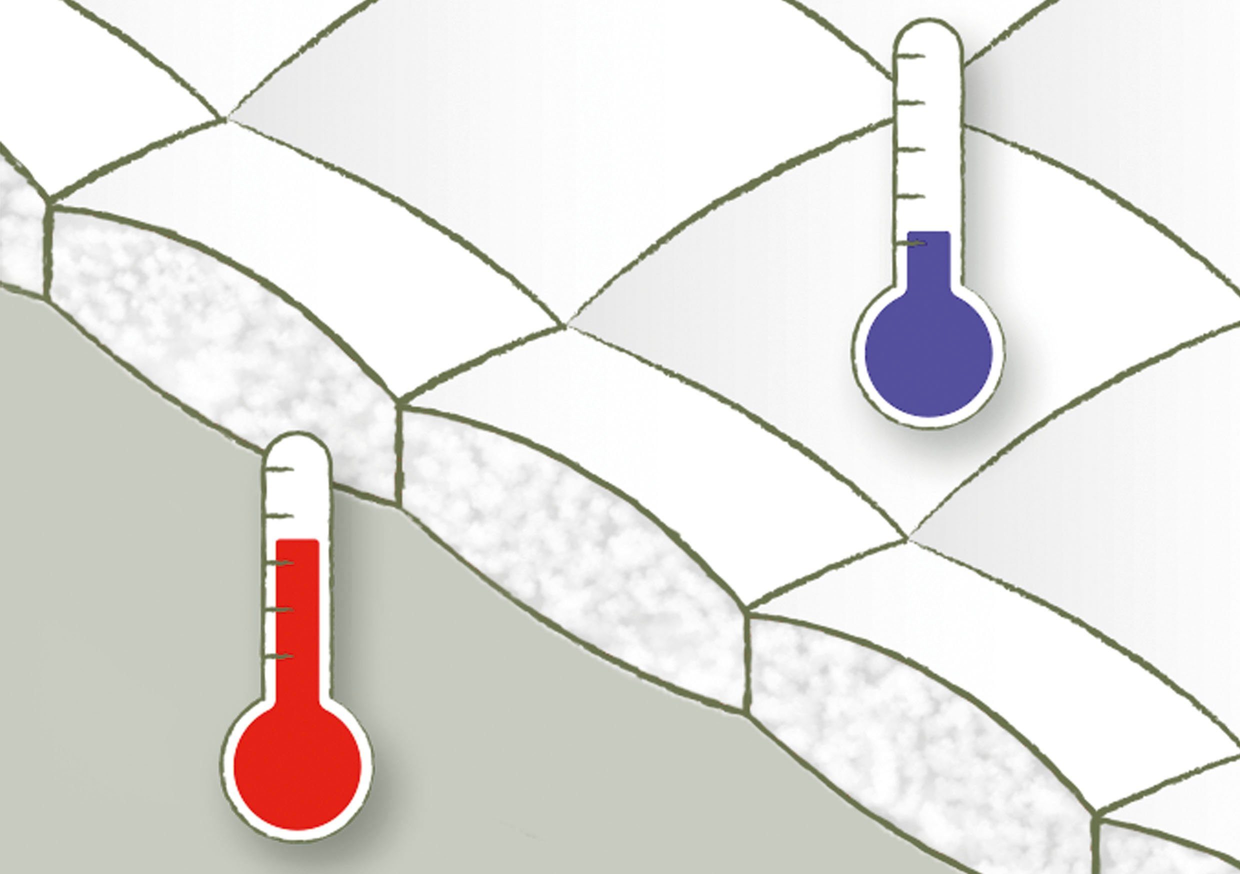 fjödur Federbettdecke Fabiennes Supreme, Bettdecken für Sommer oder Winter, Decke, Füllung: 70% Federn, 30% Daunen, Bezug: 100% Baumwolle, Bettdecke 135x200 cm, allergiker geeignet (für Hausstauballergiker)