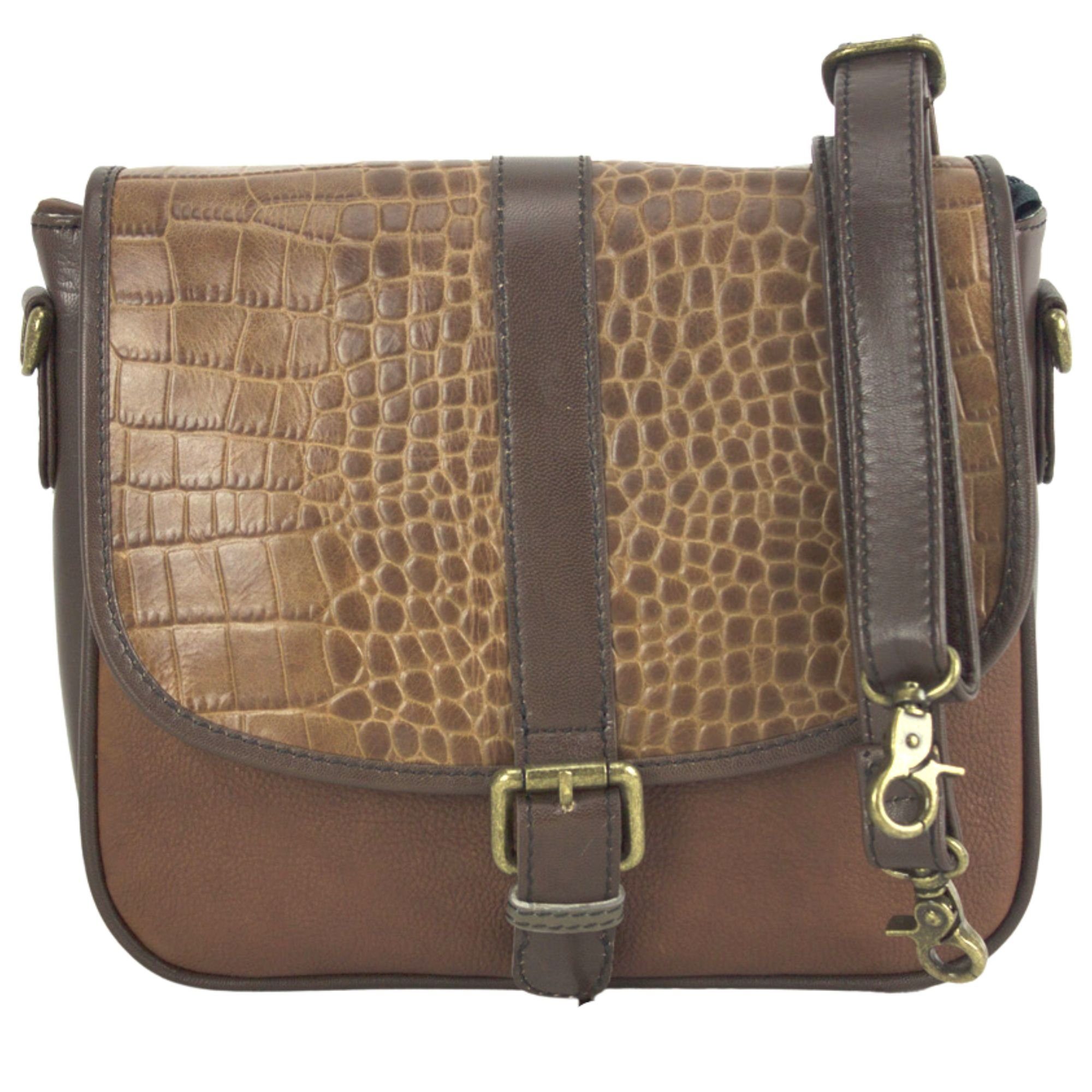 Sunsa Umhängetasche Leder Damen Umhängetasche. Bunter Crossbody Bag Ledertasche, echt Leder aus Lederresten