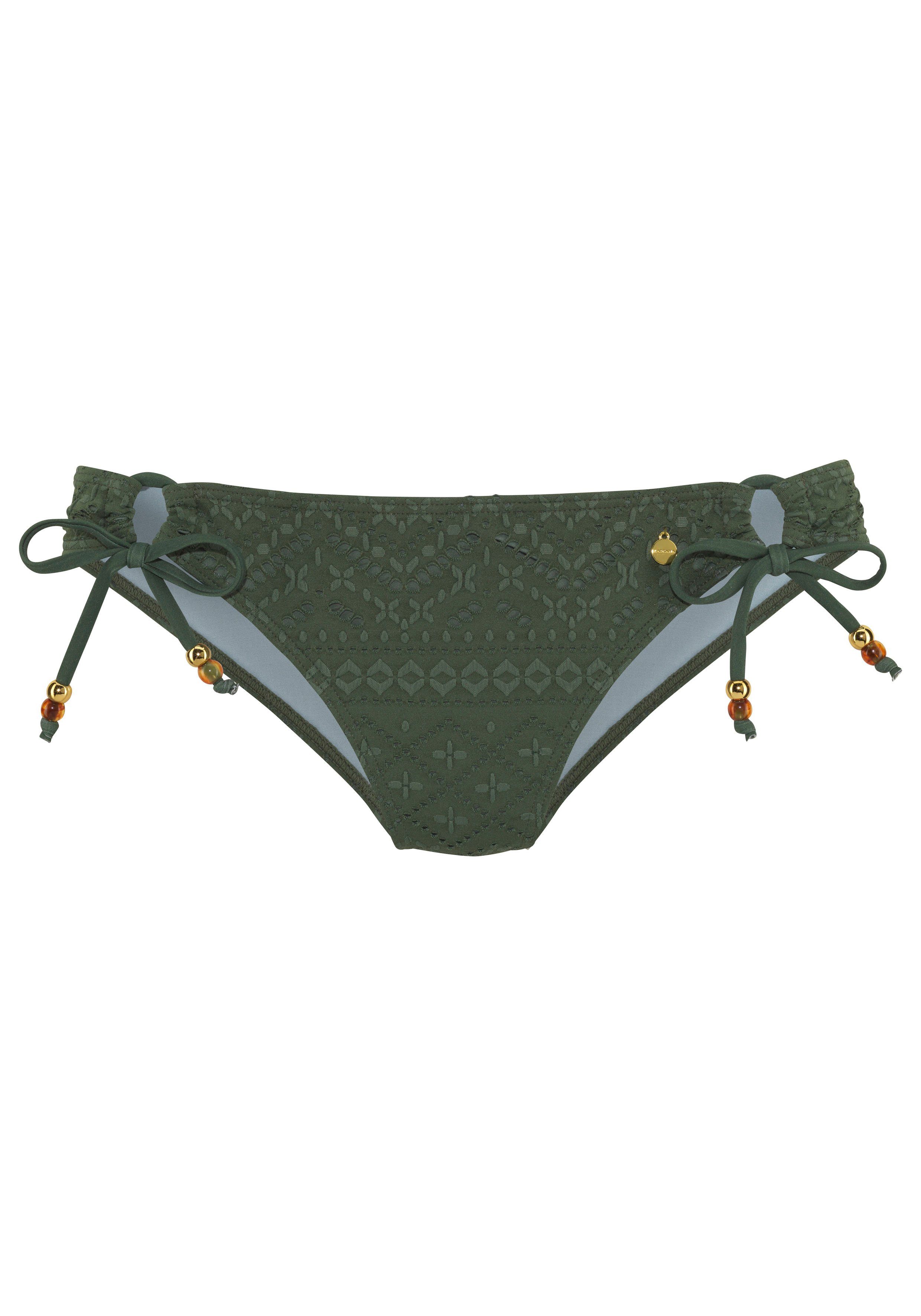 LASCANA Bikini-Hose Omara mit Lochstickerei günstig online kaufen