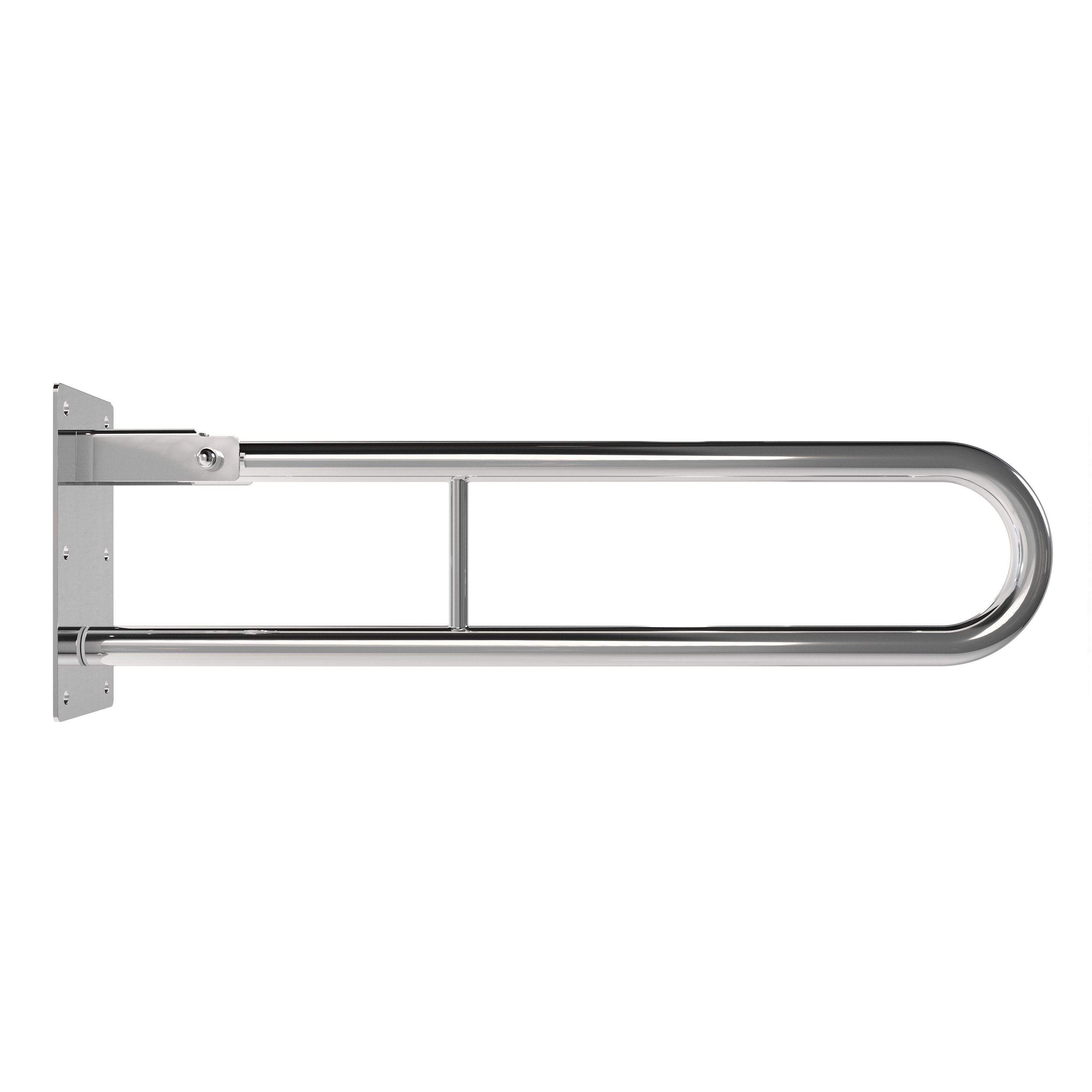 Aquabad® Stützklappgriff klappbarer Wandstützgriff Haltegriff, belastbar bis 150 kg, 50 cm