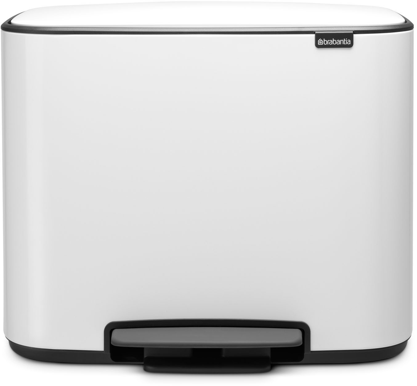 Brabantia Mülleimer Bo Treteimer, 11 + 23L, sanft schließender Deckel, mit leichter Pedalbedienung