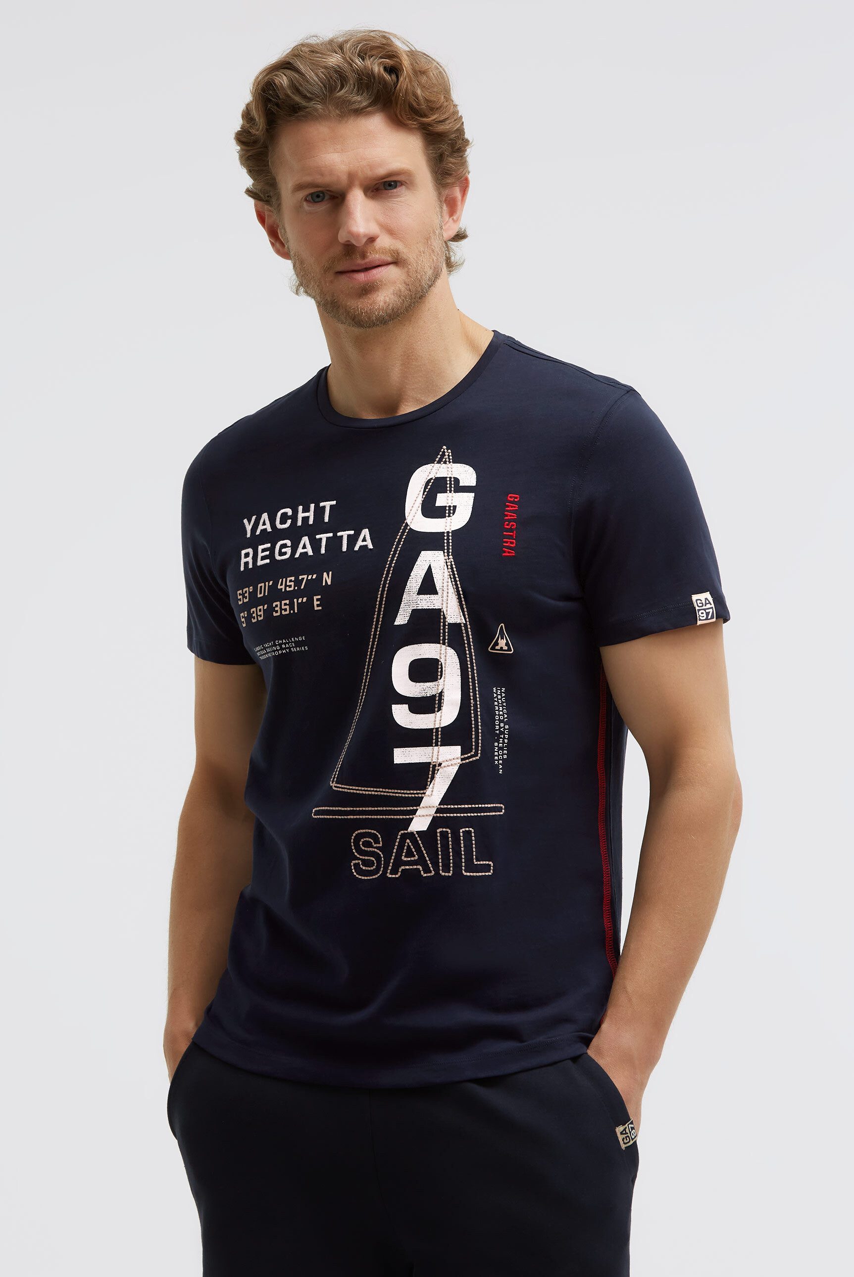 Gaastra Rundhalsshirt aus Baumwolle günstig online kaufen