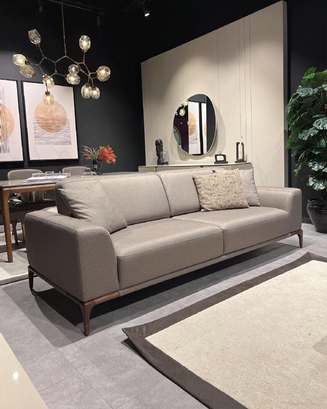 JVmoebel Sofa, Wohnzimmer Sofa Couch braun Neu Möbel Luxus Couchen Design Dreisitzer