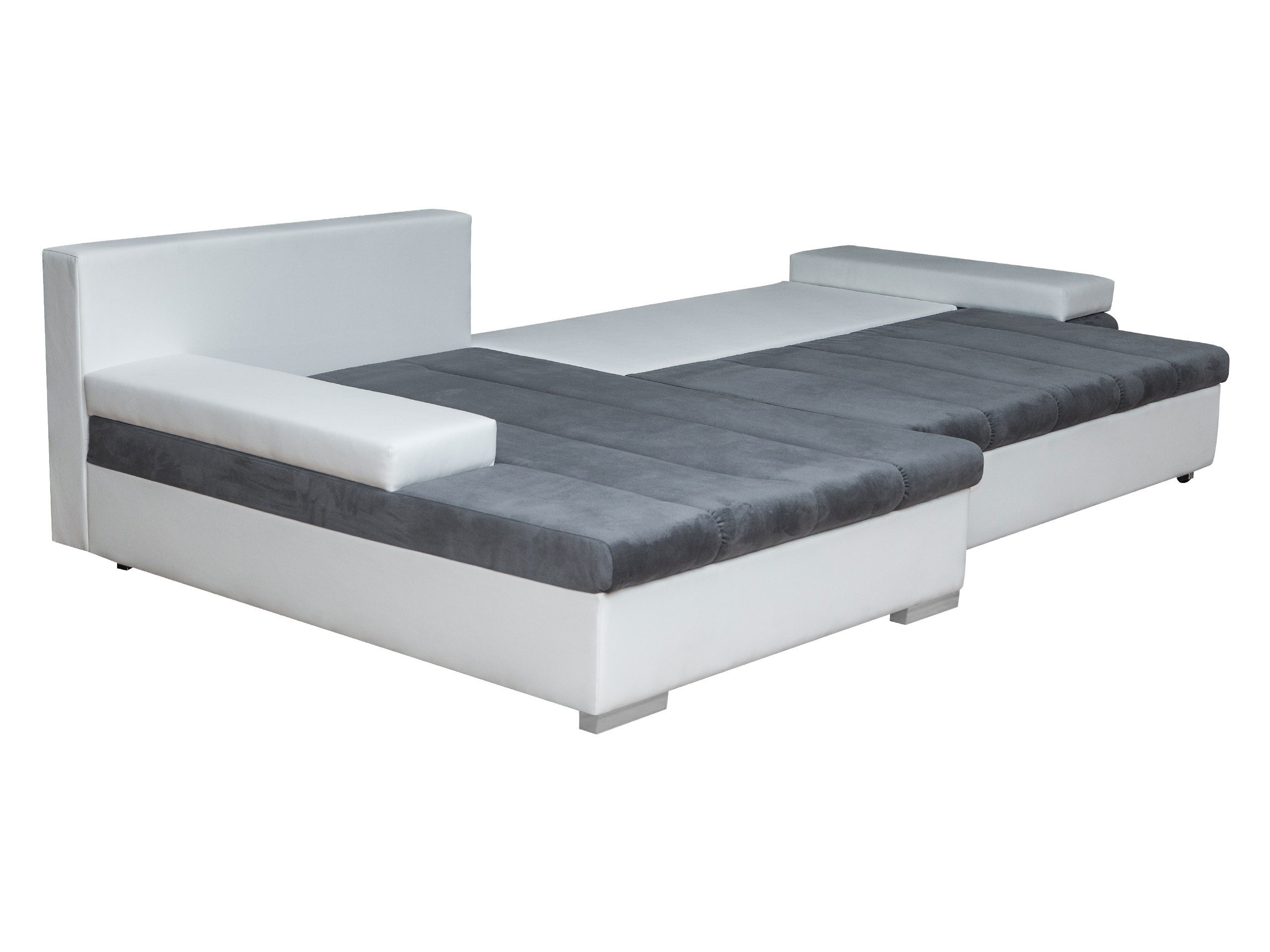 MIRJAN24 Ecksofa Bangkok, mit Bettkasten und Schlaffunktion, L-Form, Wellenfeder, 310x175x83 cm
