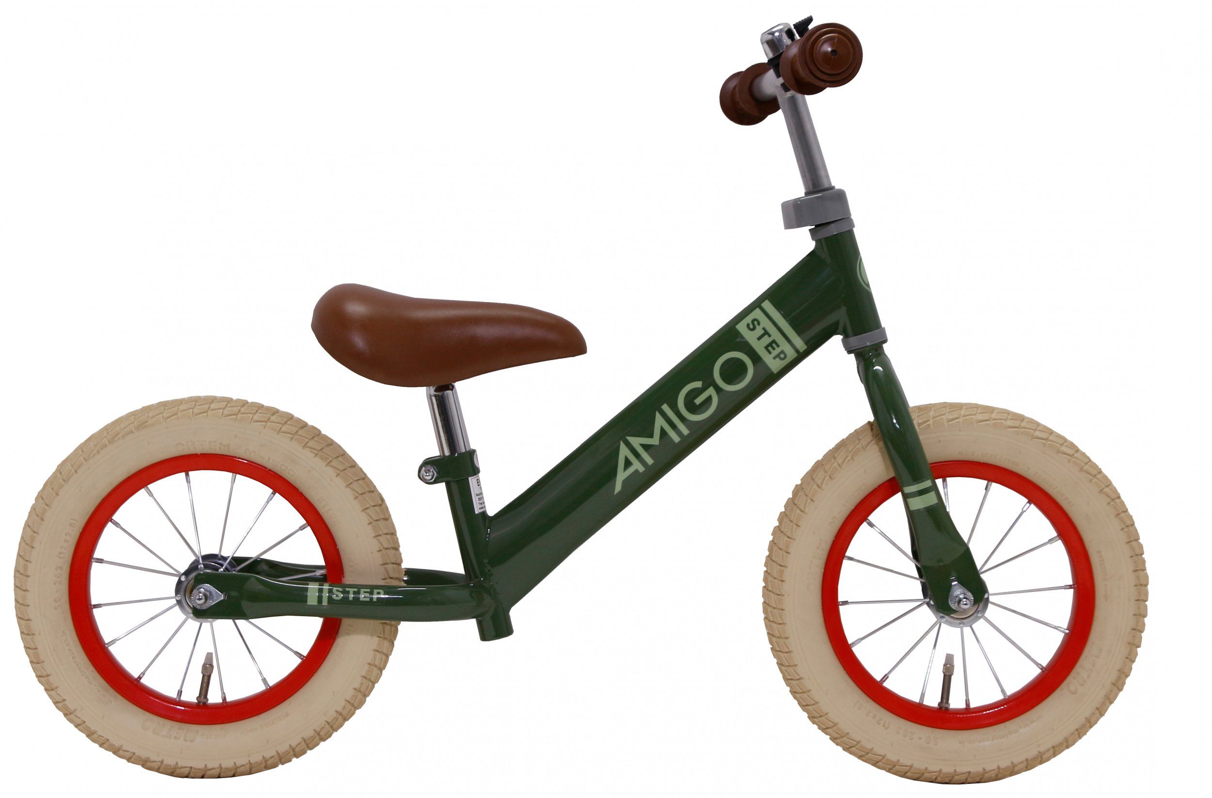 AMIGO Laufrad »12 Zoll Laufrad für Kinder • Grün • Alter 2+«