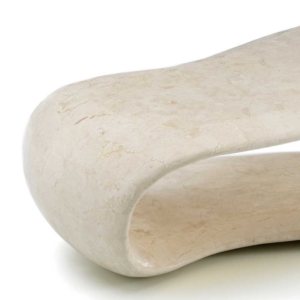 Pharao24 Couchtisch Saridio, mit gebogener Tischplatte