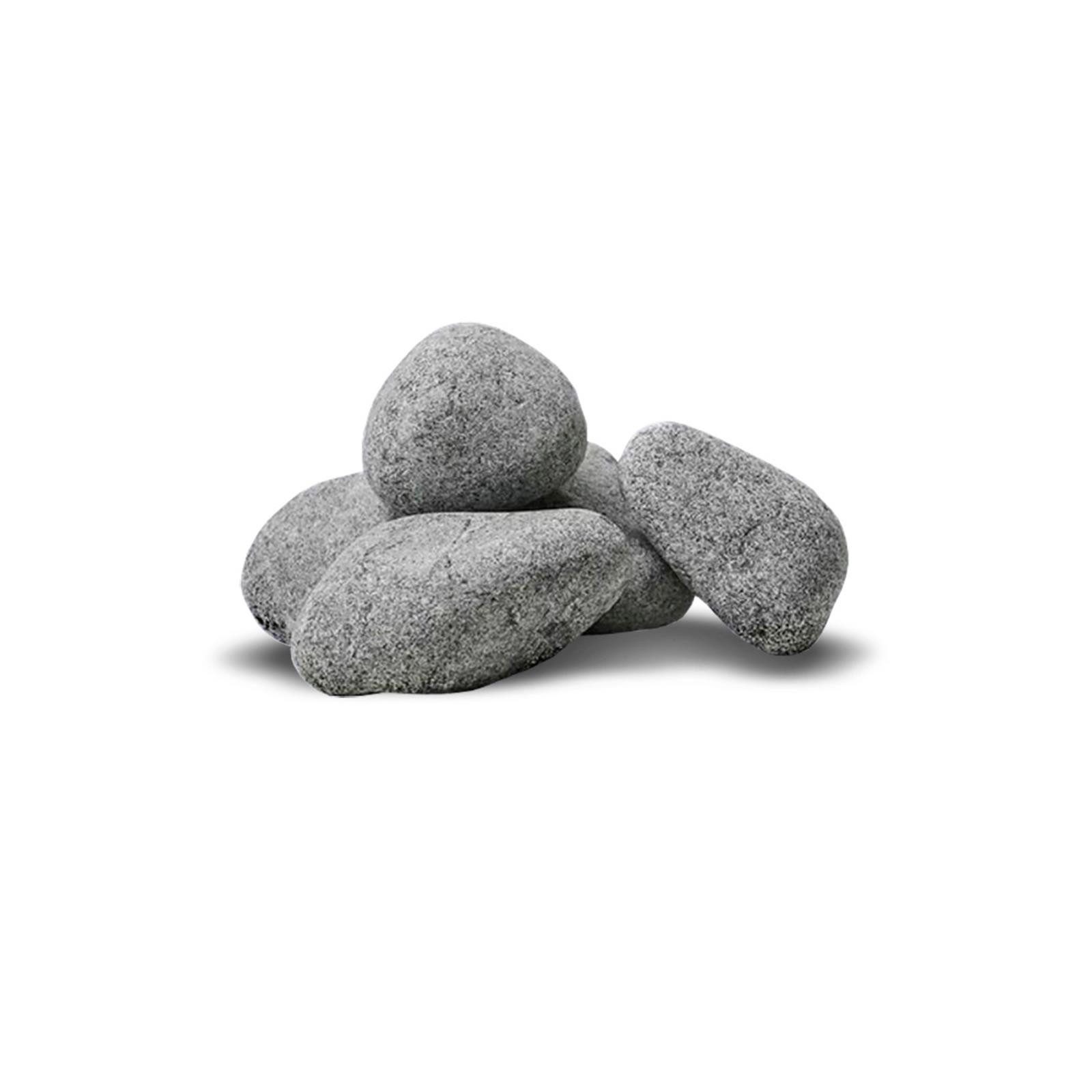 HUUM Saunasteine Olivindiabas Huum Aufguss Saunasteine rund 15 kg, 5-10 cm