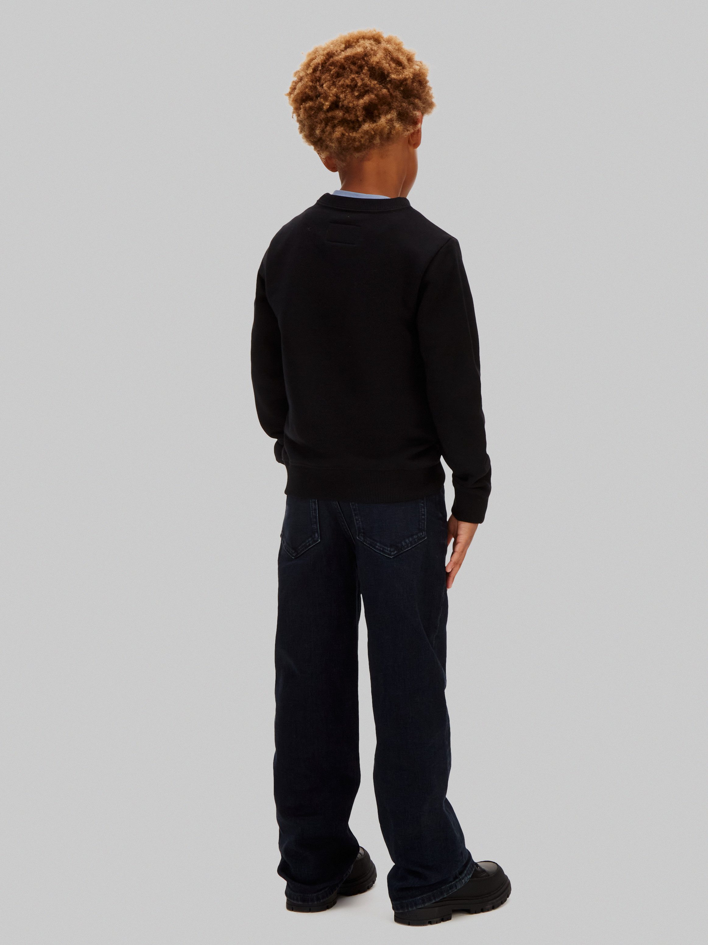 Calvin Klein Jeans Sweatshirt MONO LOGO Regular fit für Kinder, mit Logoschriftzug – Bild 5 von 5