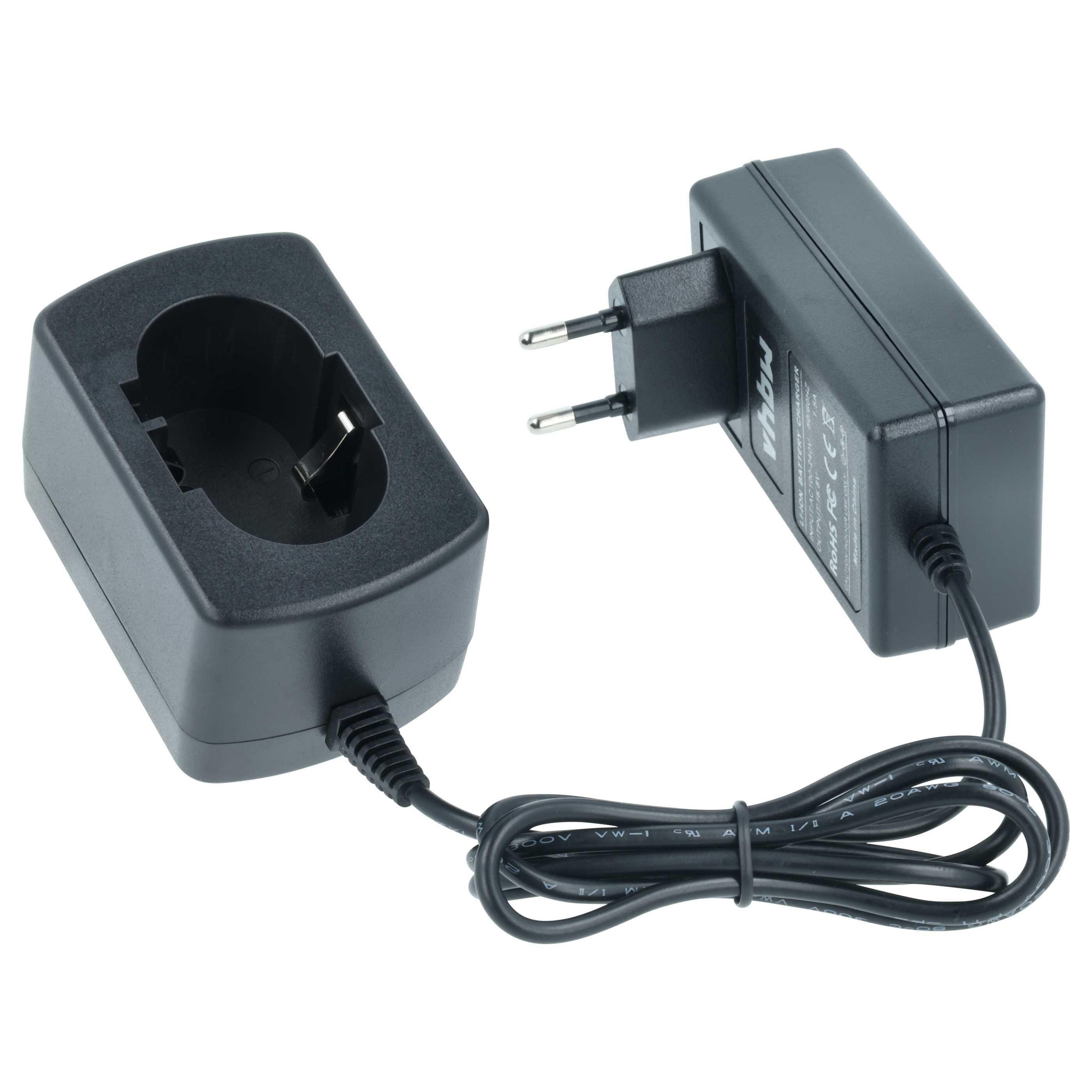vhbw passend für Hitachi WR 14DM, WR 14DMB, WR 14DL, WR 14DMK, WR 14DMR Ele Werkzeug-Akku-Ladetechnik (Ladeschale für Elektrowerkzeug/Akku, Sicheres und komfortables Laden)