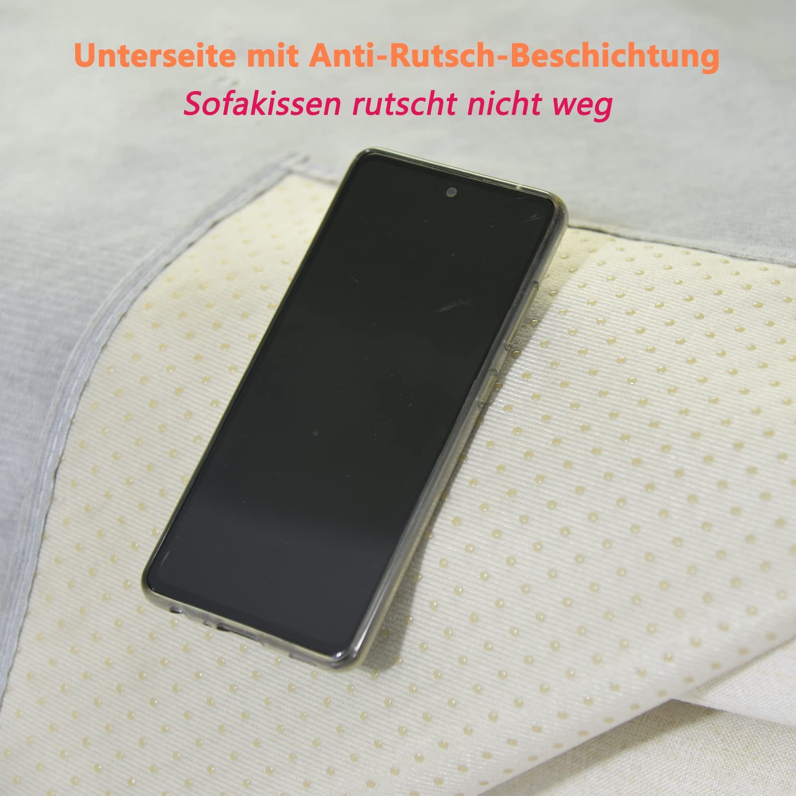 wasserabweisend Sofabezug grau(180*180cm) Juoungle Abdeckung Couchschutz, rutschfest Sofaüberwürfe