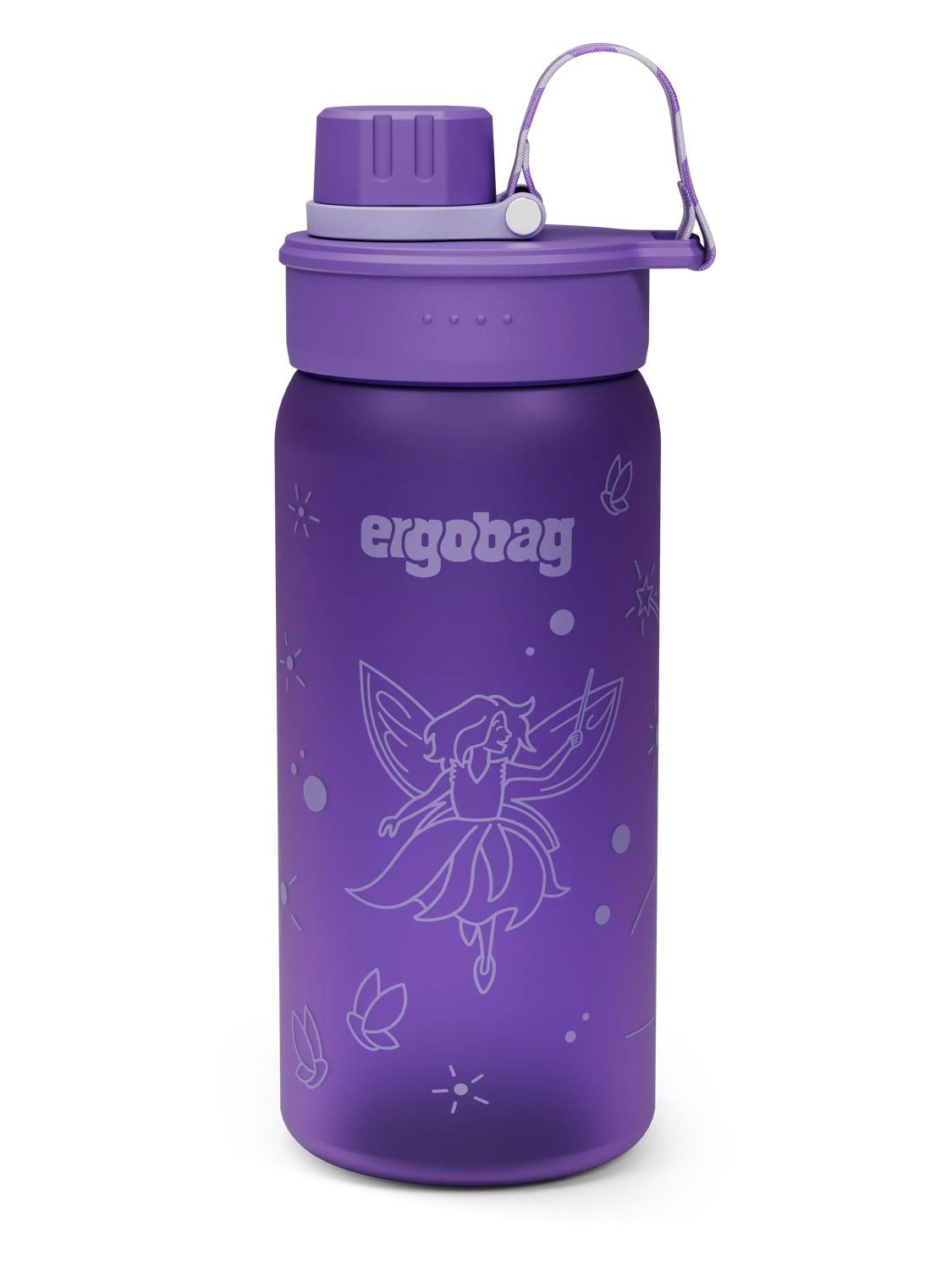 ergobag Trinkflasche Trinkflasche, auslaufsicher und kohlensäuregeeignet