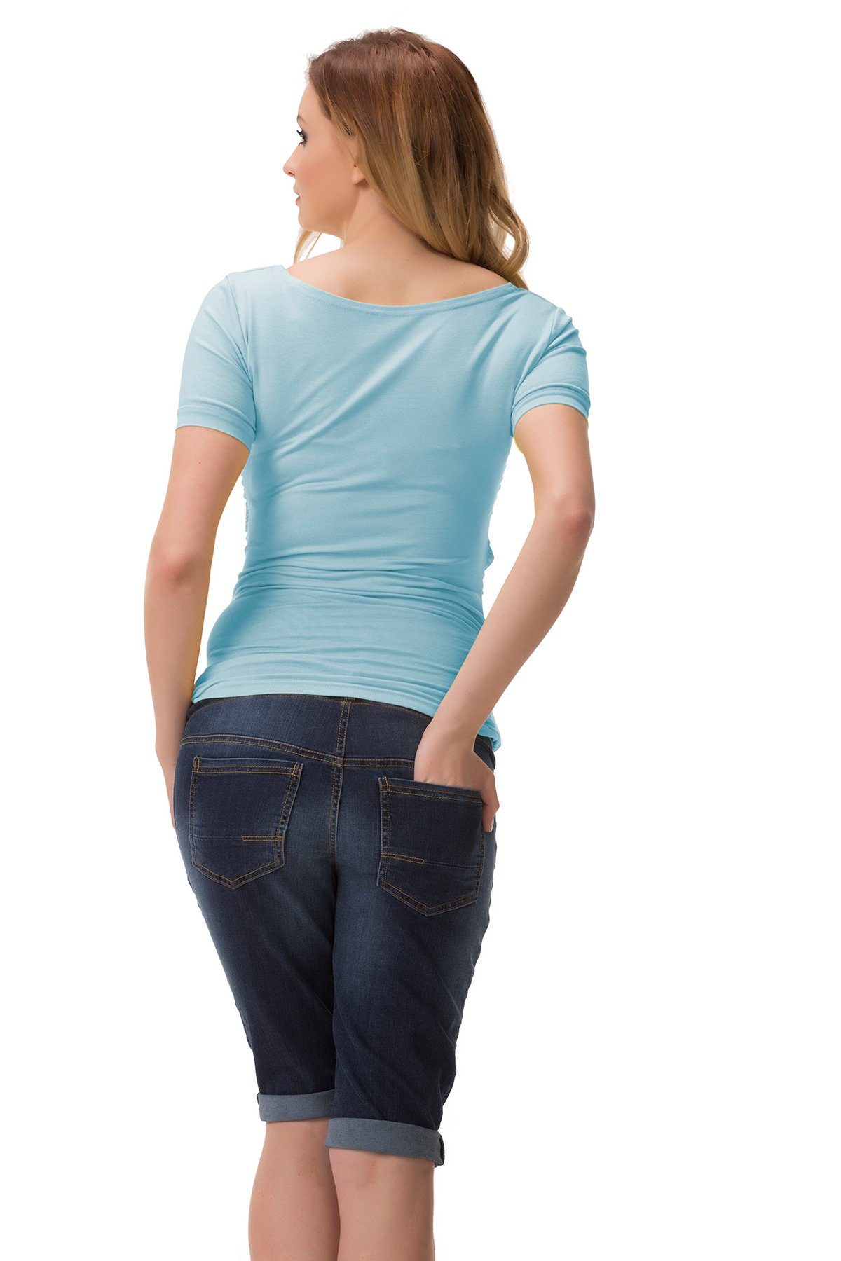 F&K-Mode Umstandsjeans Umstandsjeans Capri 3/4 Jeans Hose Umstand Stretch h günstig online kaufen