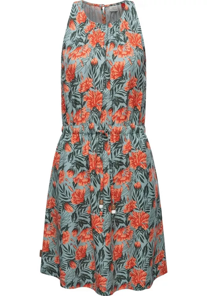 Ragwear A-Linien-Kleid Sanai Print Organic stylisches Sommerkleid mit verspielten Details