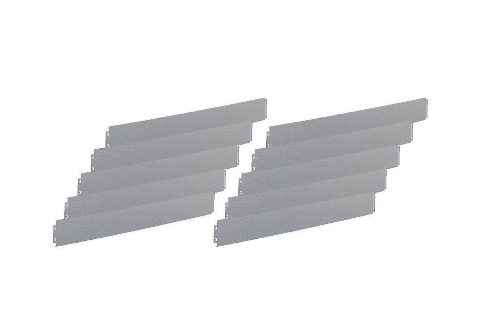 IRKA Rasenkante Rasenkante schmal "Klick-Fix" Alu-Zink 100x0,06cm Höhe:14cm