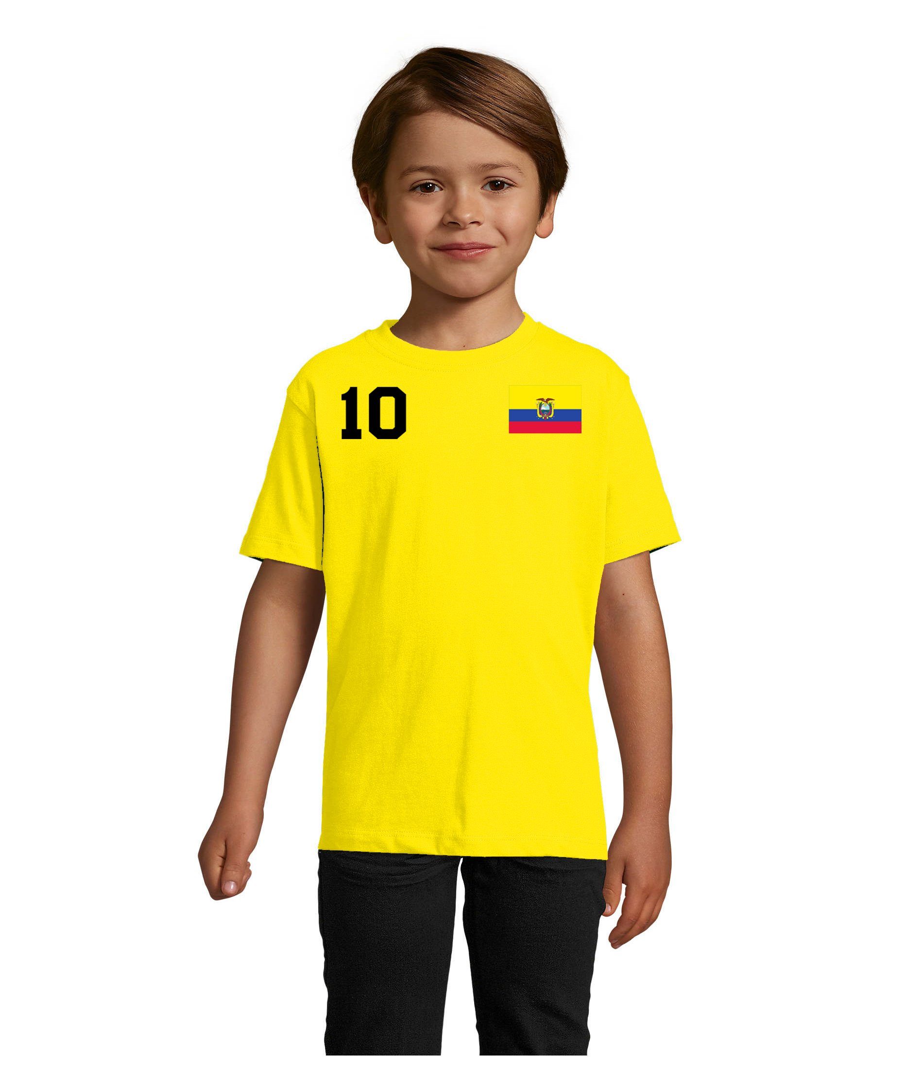 Blondie & Brownie T-Shirt Fußball WM Sport America Copa Weltmeister Kinder Ecuador Trikot