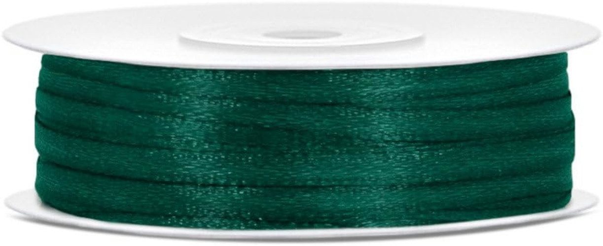partydeco Satinband 50m x 3mm Rolle Satinband Geschenkband Schleifenband Satin Band, Dekoband