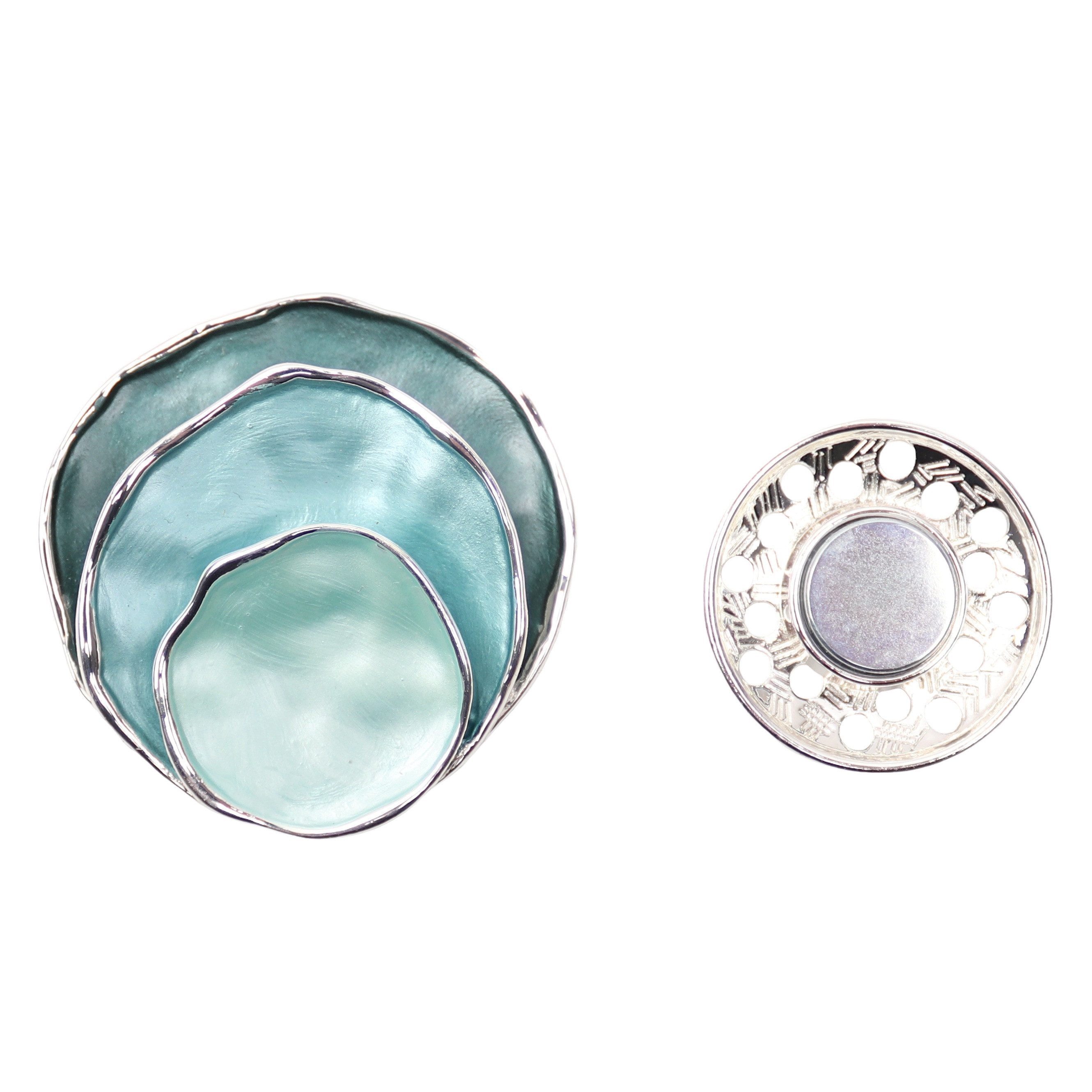 MIRROSI Brosche Magnetbrosche für Damen elegant, wunderschönes Design