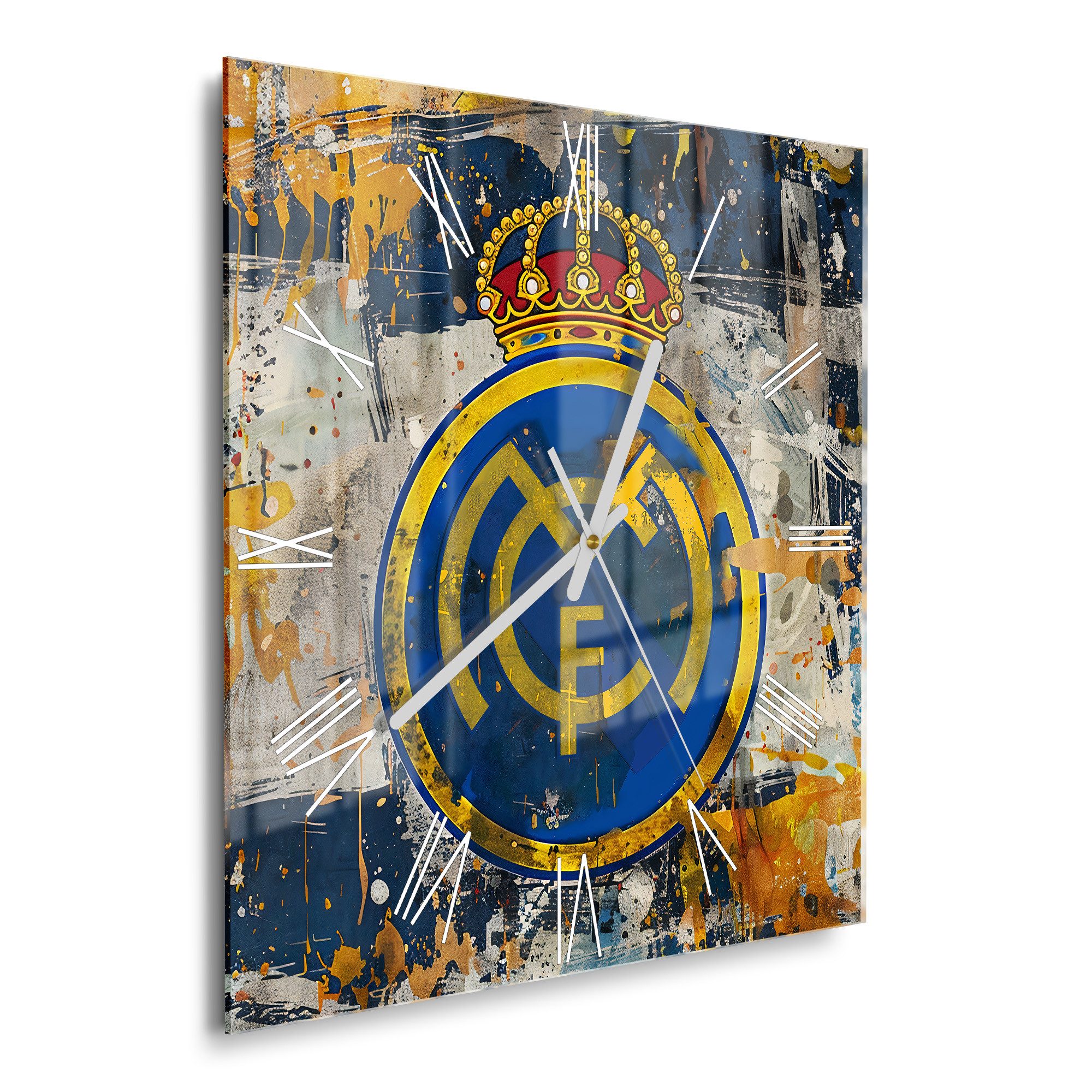 DEQORI Wanduhr 'Wappen Real Madrid' (Glas günstig online kaufen