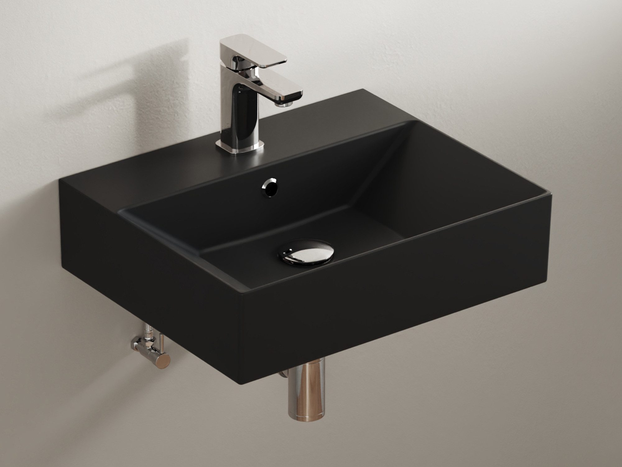 Aqua Bagno Aufsatzwaschbecken Waschtisch, 50cm, matt günstig online kaufen