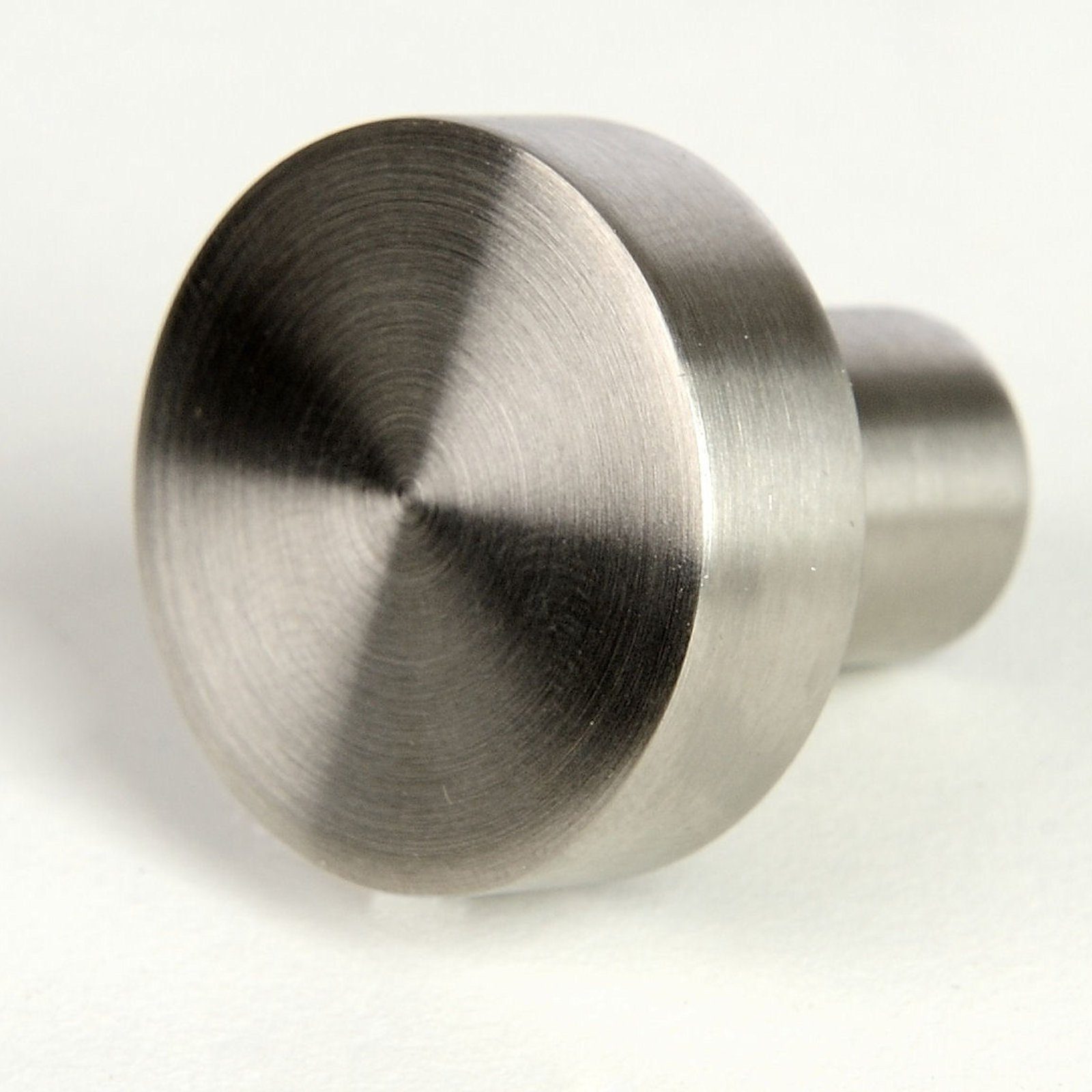SO-TECH® Möbelknopf Schrankknopf EK03 echt Edelstahl, Knopf Knauf Möbelknauf incl. Schraube