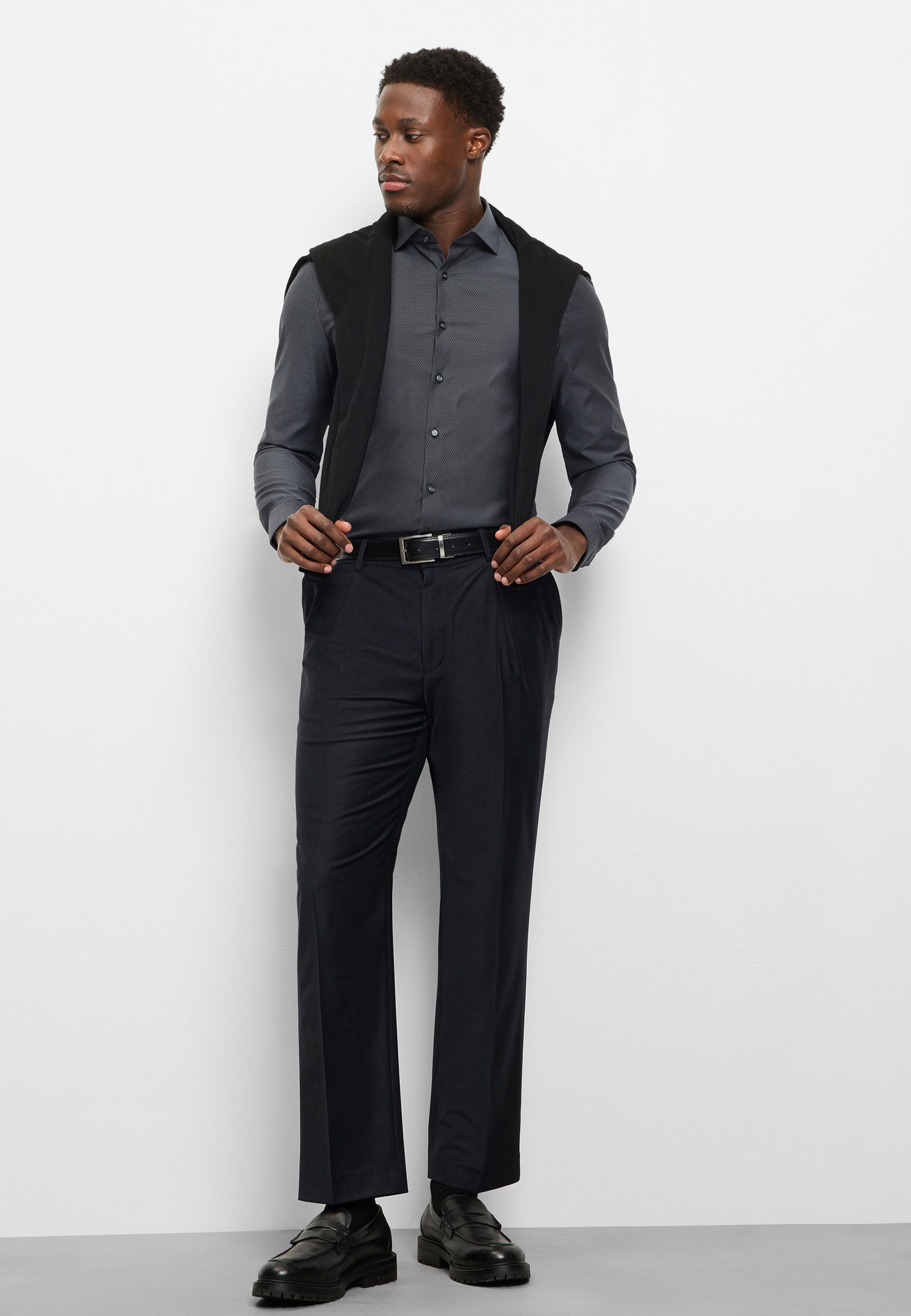 OLYMP Businesshemd OLYMP No. Six, Super Slim, Royal Kent mit extra langem Arm