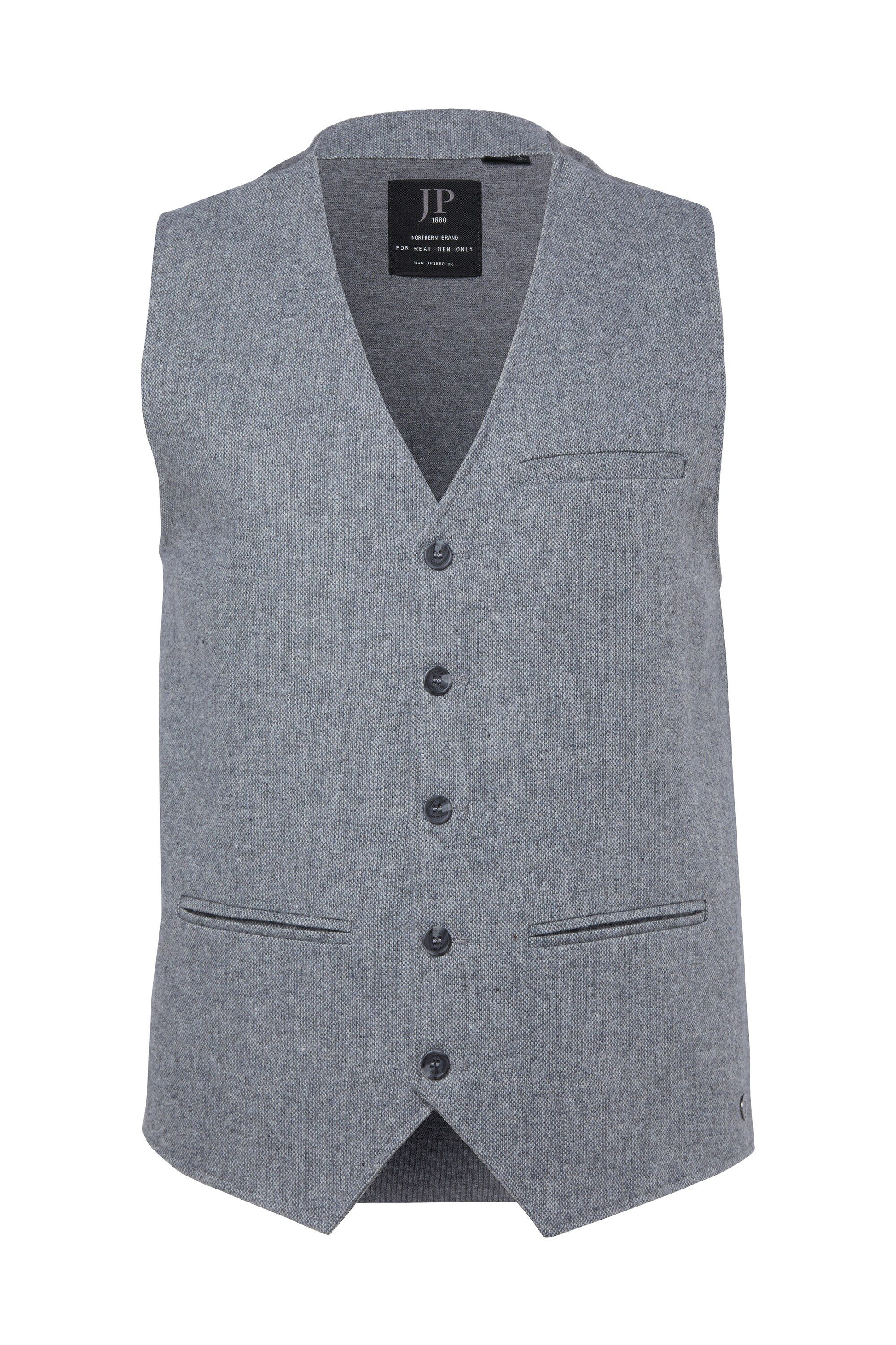 JP1880 Steppweste Weste Wollmix Strickrücken bis 8 XL