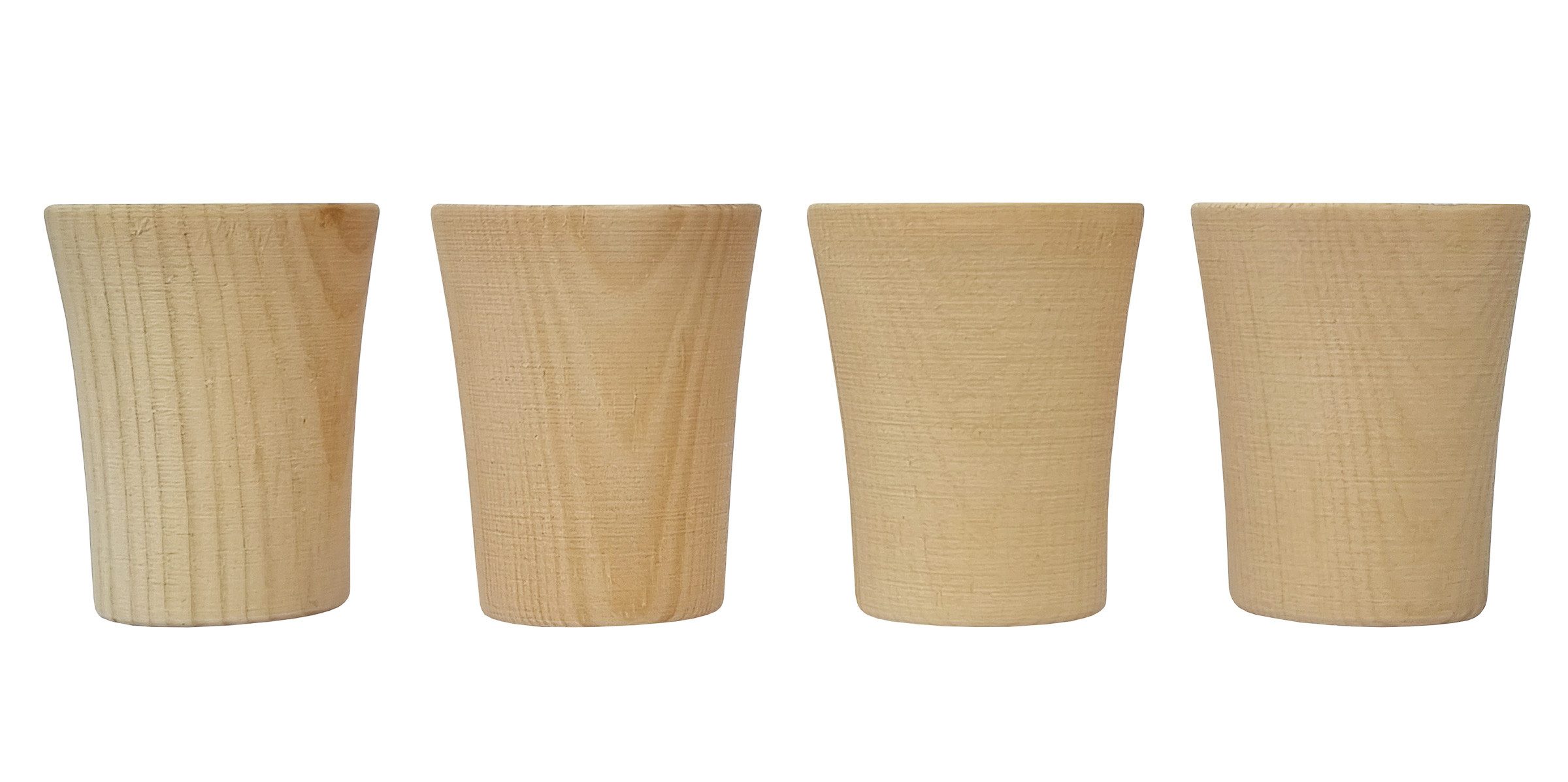 ERST-HOLZ Kochlöffelhalter Schnapsgläser aus Zirbenholz Vier günstig online kaufen