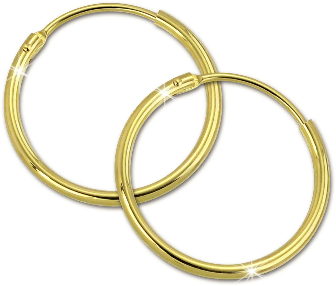 GoldDream Paar Creolen GoldDream Gold Ohrring Creolen 25mm (Creolen), Damen günstig online kaufen