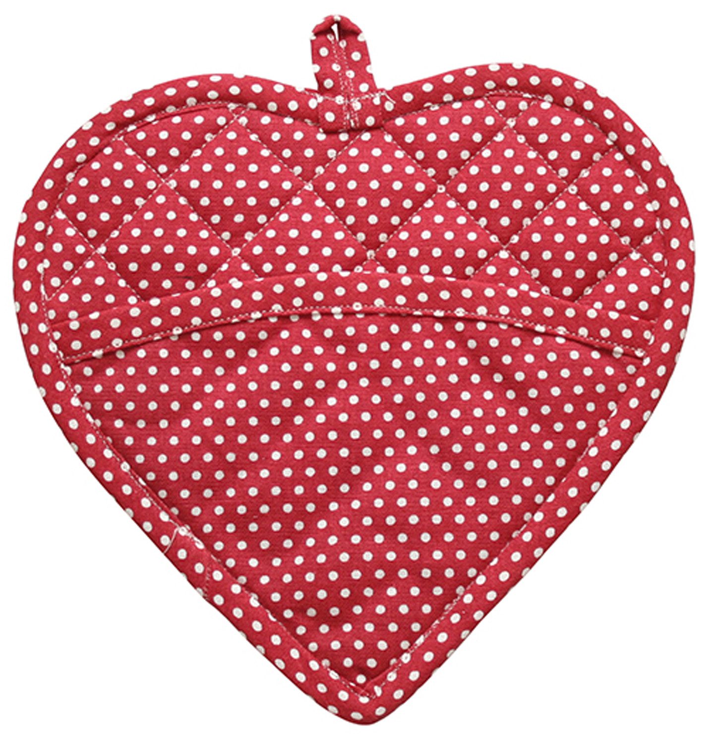 Krasilnikoff Topflappen Micro Dots, (1-tlg., 1-teilig), Topflappen Pfannen Untersetzer Greif-Taschen wattiert ca.22x22cm