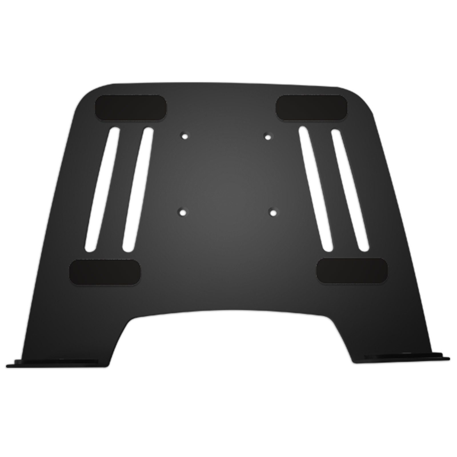 Drall Instruments Laptop-Ständer L52B-IP3BK, (2-tlg., Wandhalterung aus Aluminium, Adapterplatte aus Stahl)