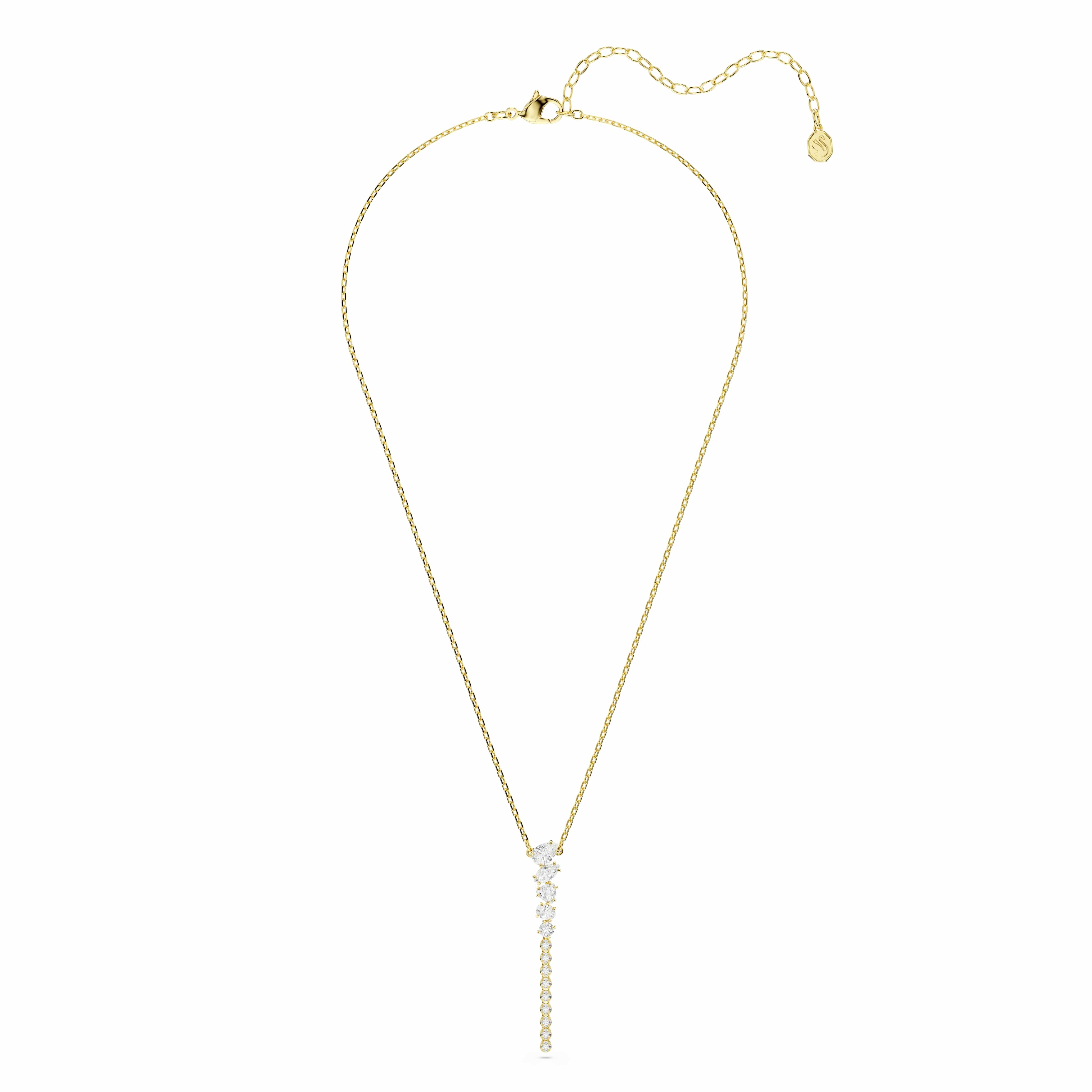 Swarovski Y-Kette Schmuck Geschenk MESMERA Halskette, mit Swarovski® Kristall – Bild 4 von 5