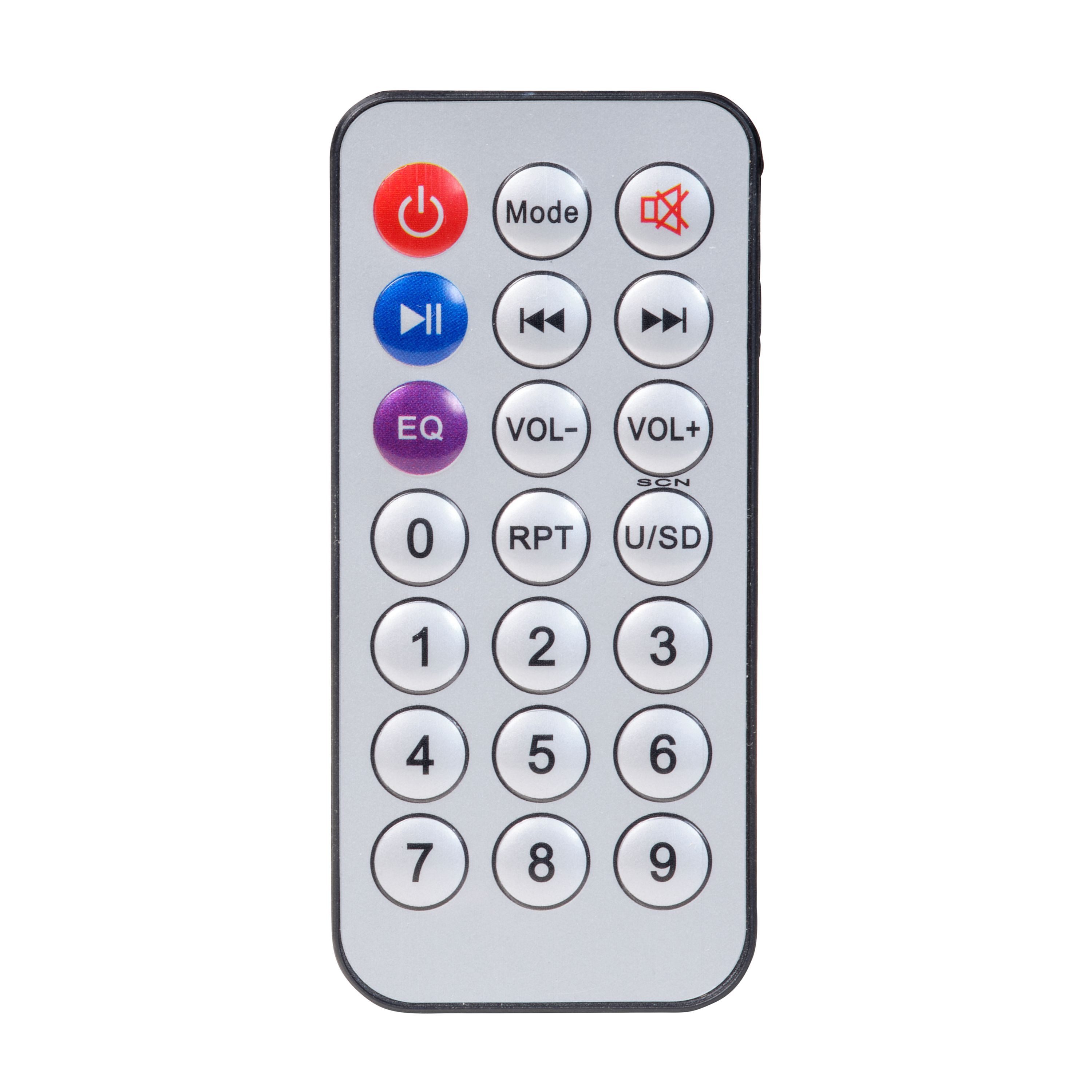 Denver BPS-458 Party-Lautsprecher (Bluetooth, 1000 W, 2×10" Woofer, Karaoke-Funktion mit Mikro, TWS-Funktion, Fernbedienung)