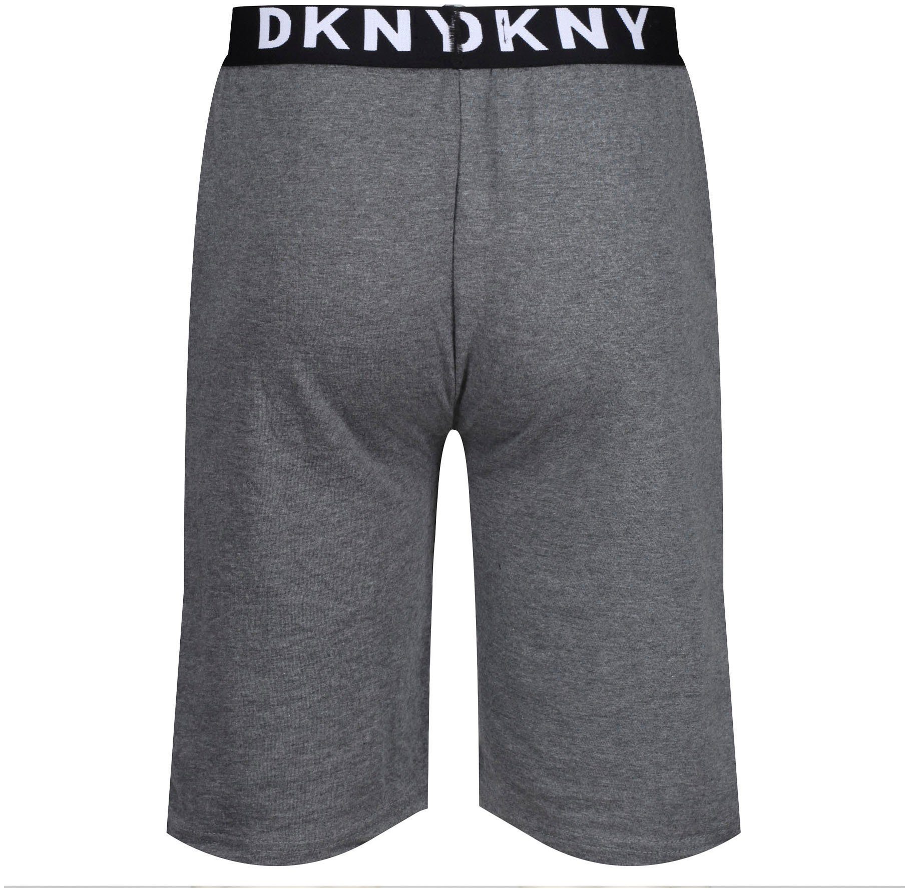Loungehose marl mit Logo-Bund grey DKNY