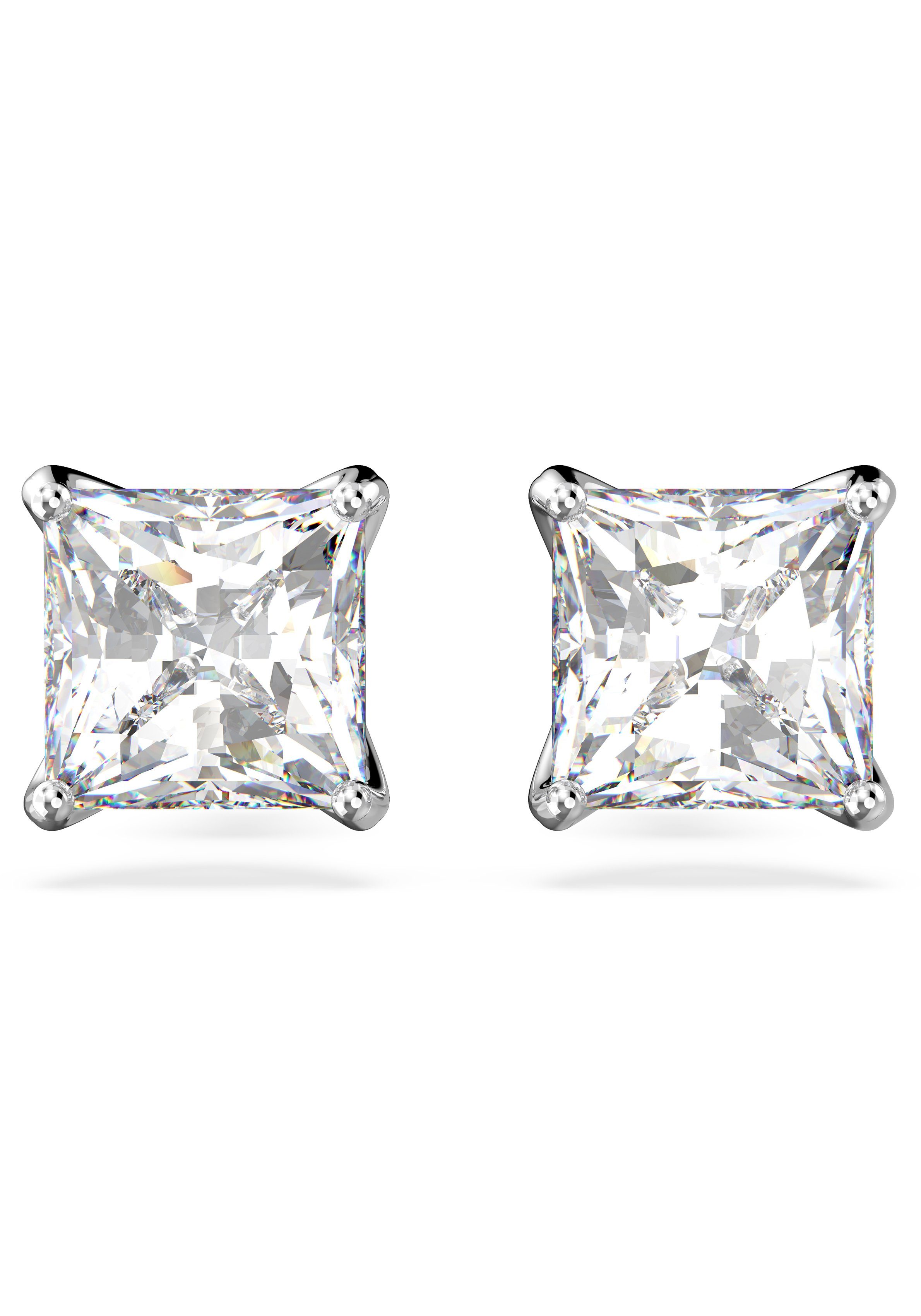 Swarovski Paar Ohrstecker Stilla Square Attract, mit Swarovski® Kristall, Z günstig online kaufen