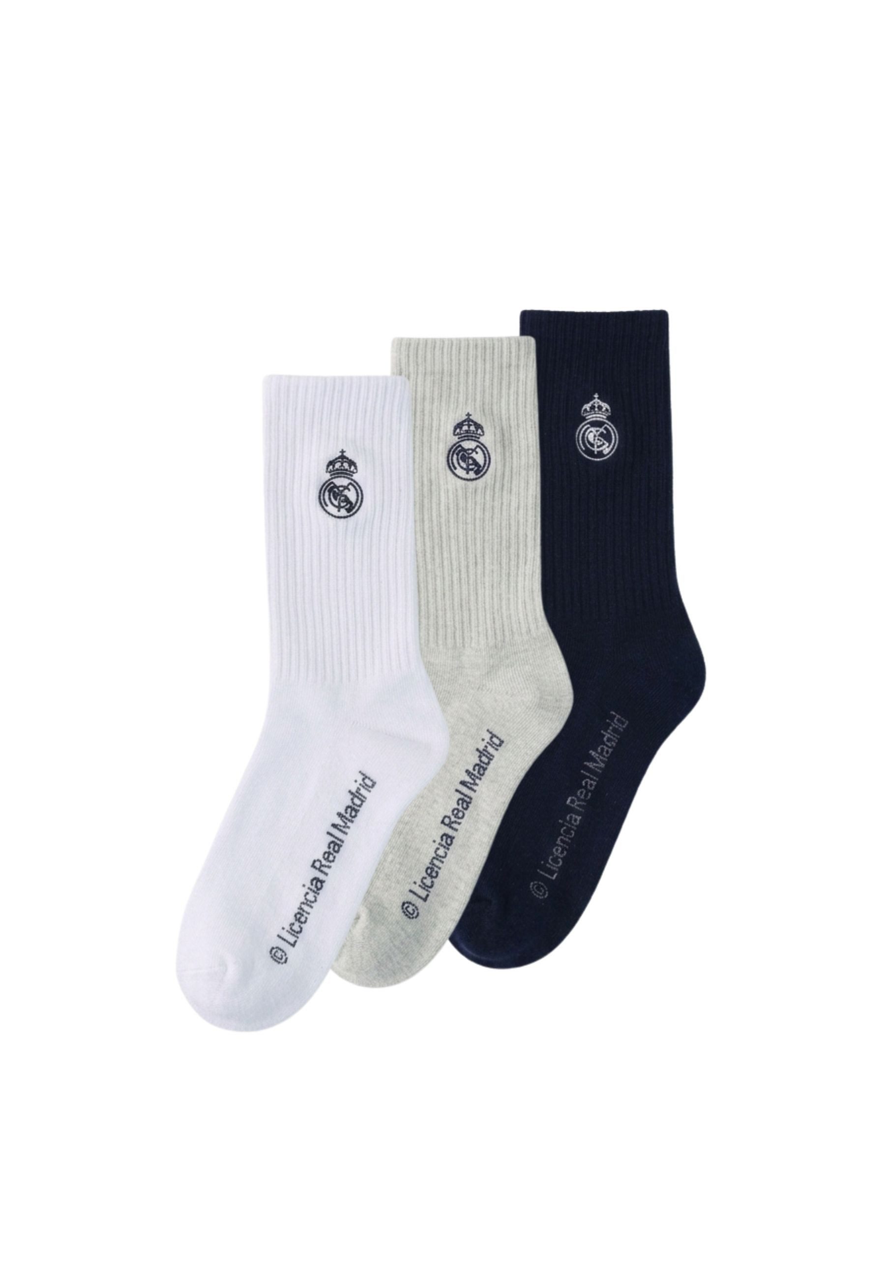 Cerdá Socken Real Madrid Socken 3er-Pack (Set, 3-Paar, 3er Pack)