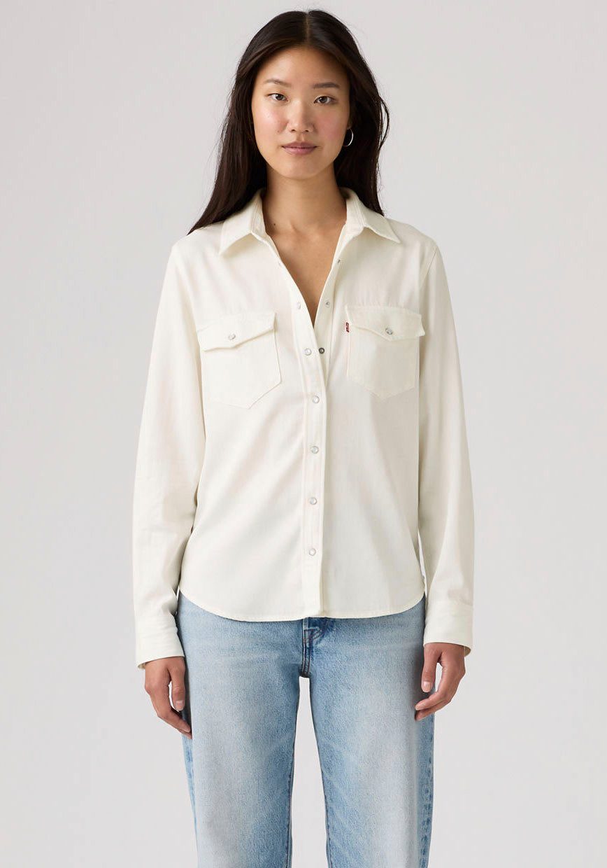 Levi's® Jeansbluse ESSENTIAL WESTERN mit Brusttaschen mit Druckknöpfen