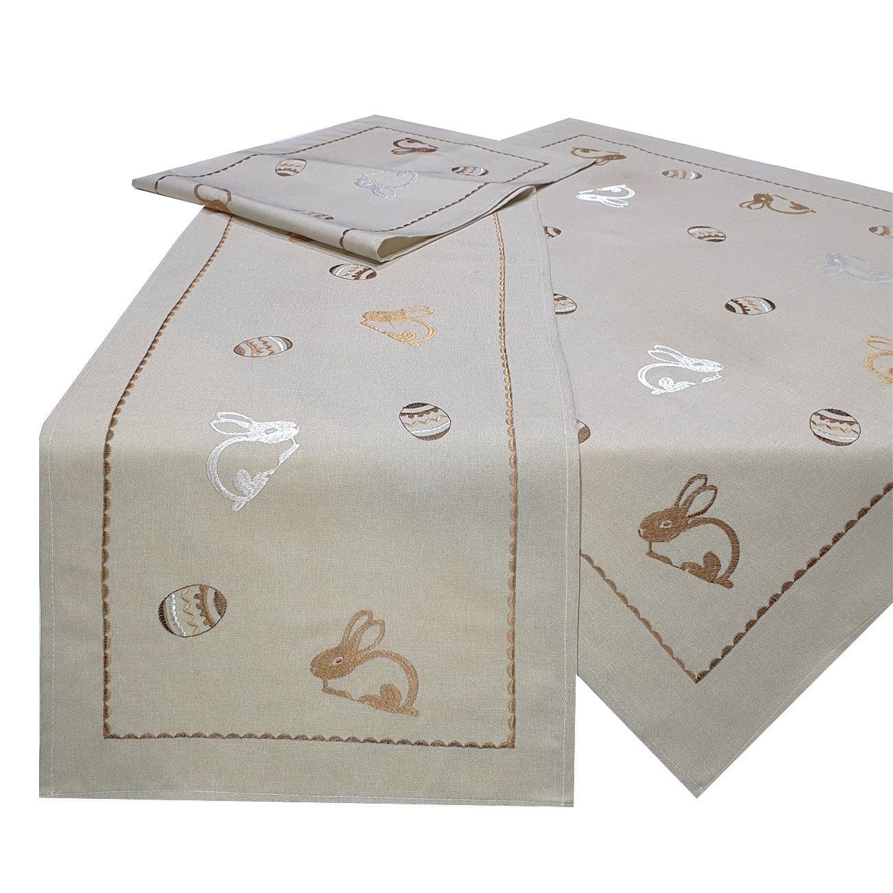 Brilliant Tischdecke Ostern / Tischläufer / Mitteldecke / TW4175-3 / Hellbr günstig online kaufen