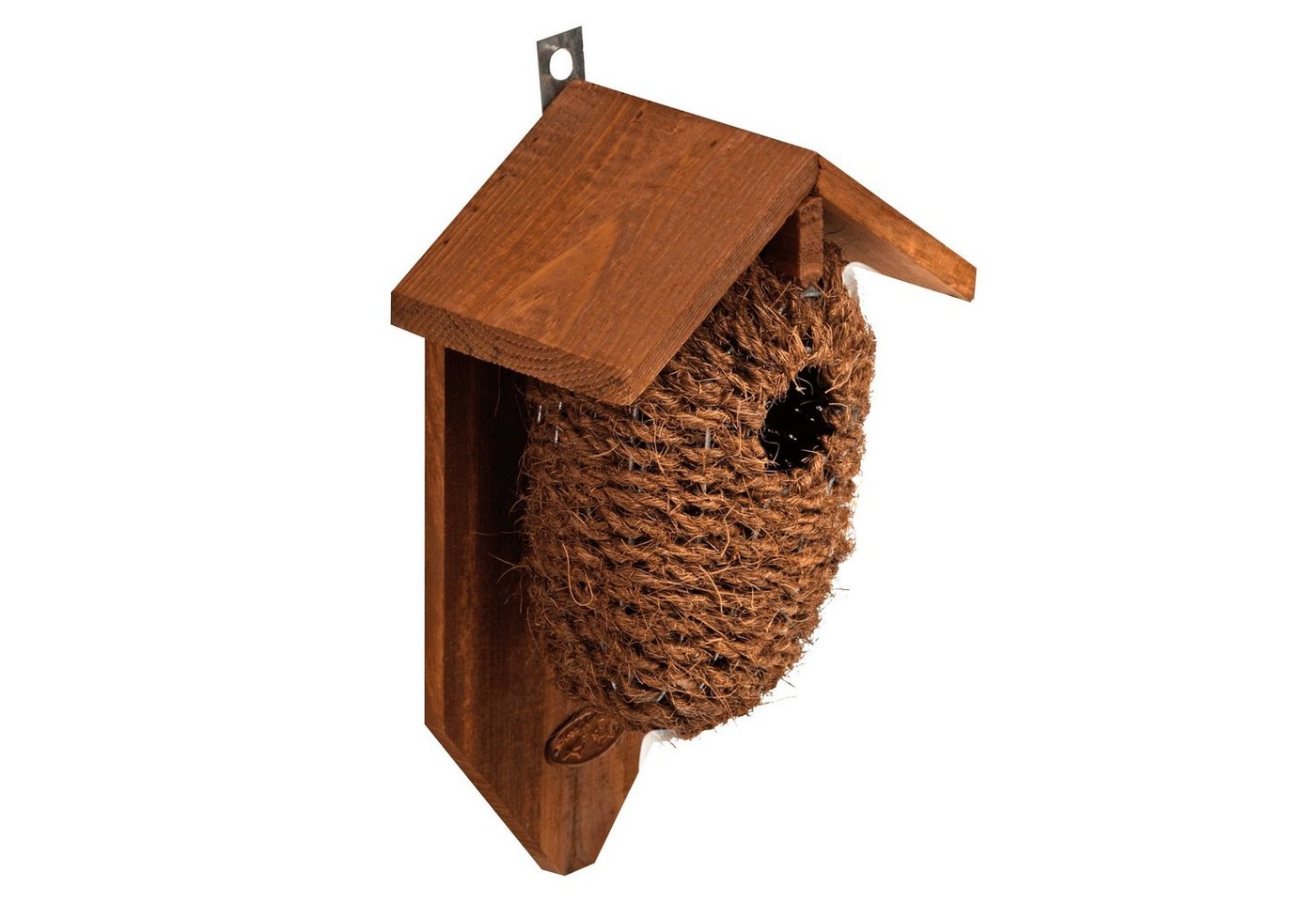 Thumbnail - esschert design Nistkasten Nestbeutel für den Zaunkönig Kokos Brutkasten Vogelhaus Nistkasten
