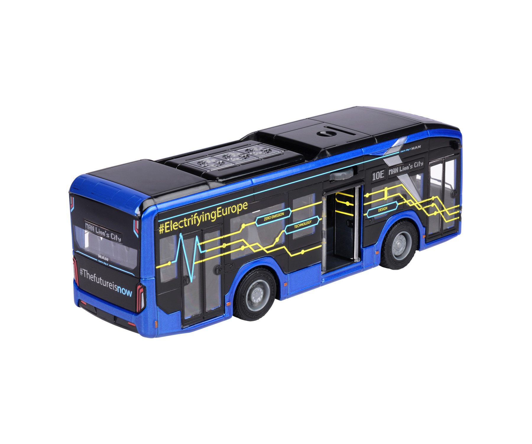 majORETTE Spielzeug-Bus MAN Lion's City 10 E