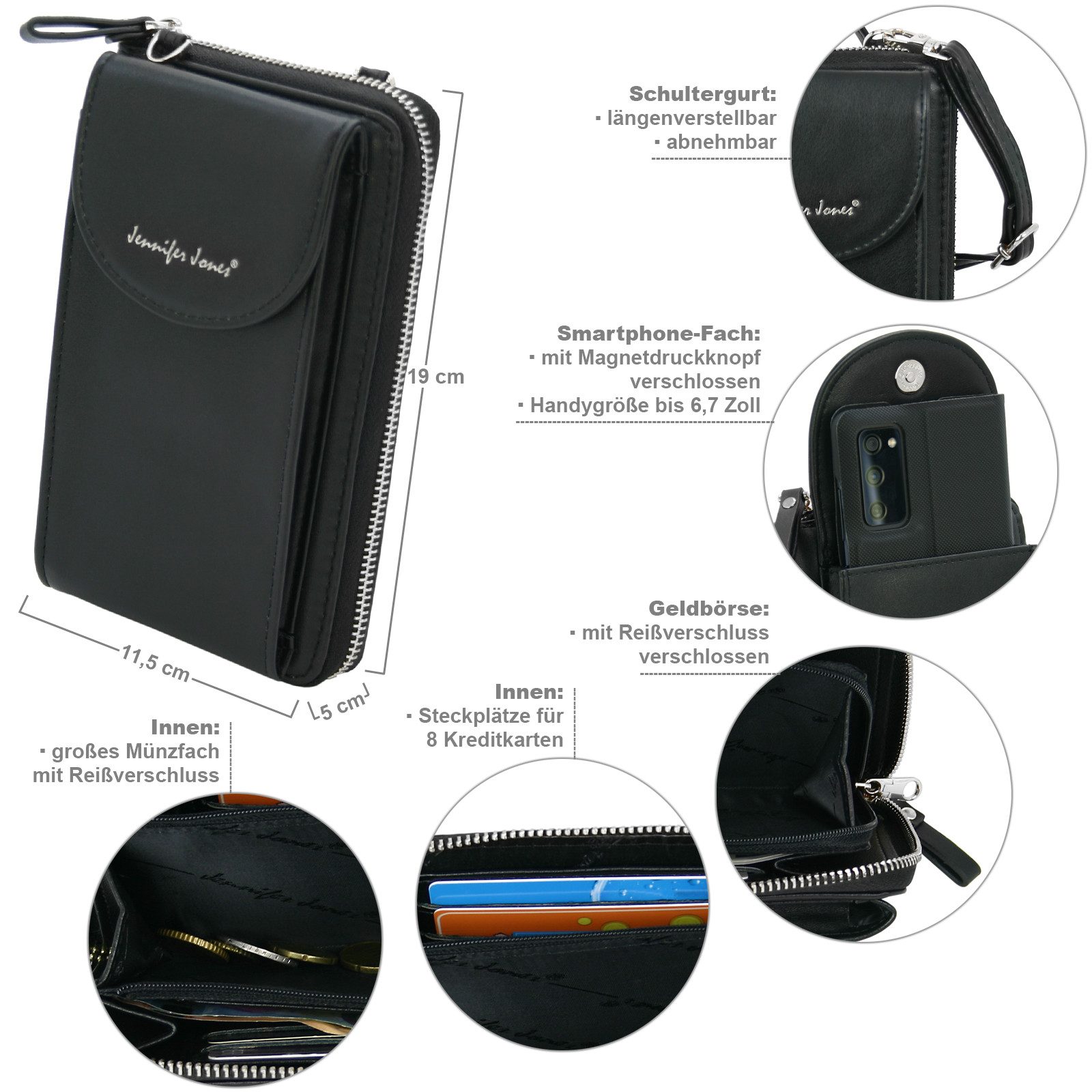 J JONES JENNIFER JONES Schultertasche 2 günstig online kaufen