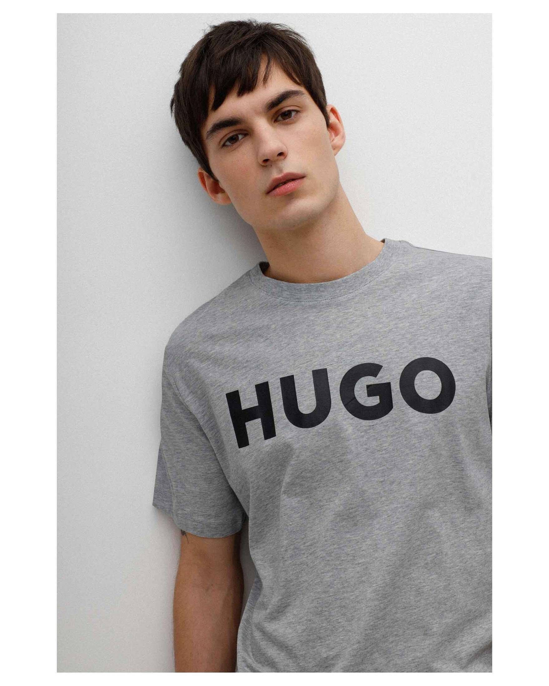 DULIVIO Herren grau T-Shirt HUGO T-Shirt (13) (1-tlg)