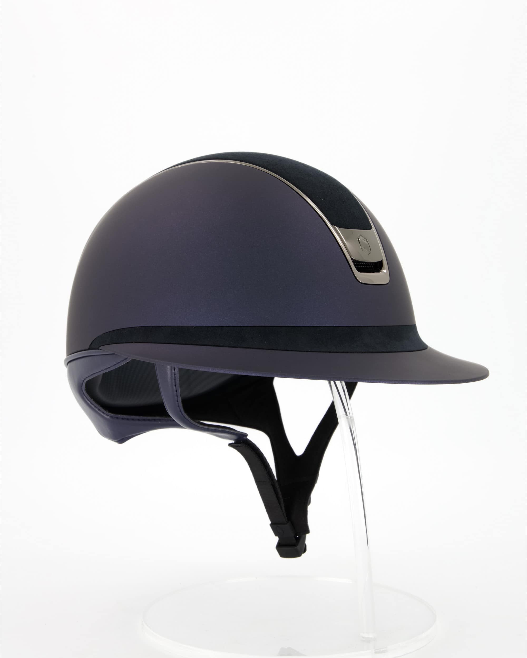 Samshield Reithelm Reithelm Miss Shield 2.0 Shadowmatt, Top u. Frontal Band Alcantara Blu