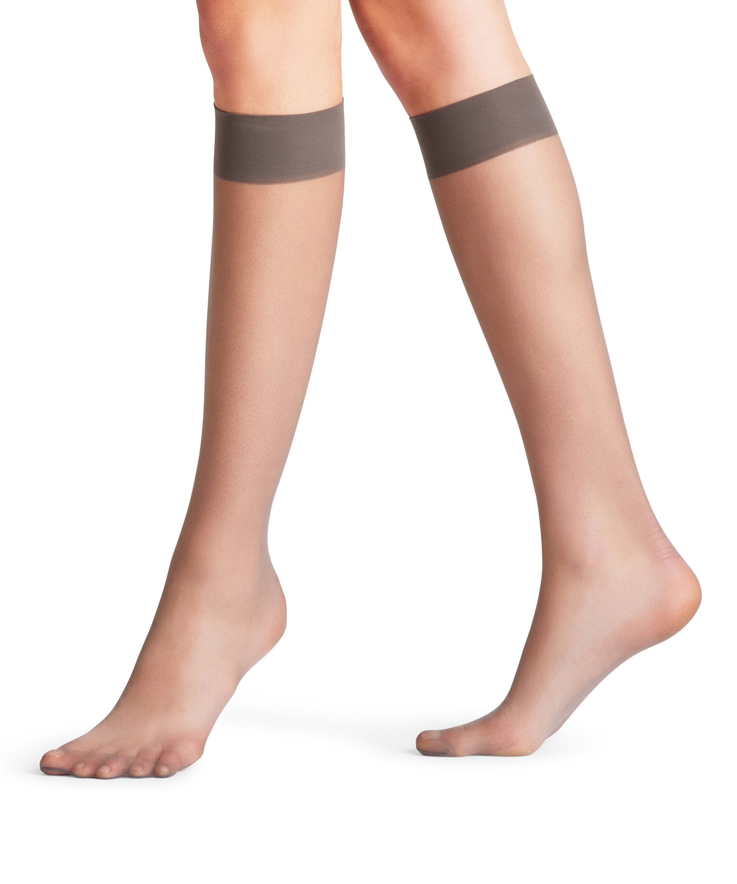 FALKE Feinkniestrümpfe Seidenglatt (1-Paar) transparent & glänzend
