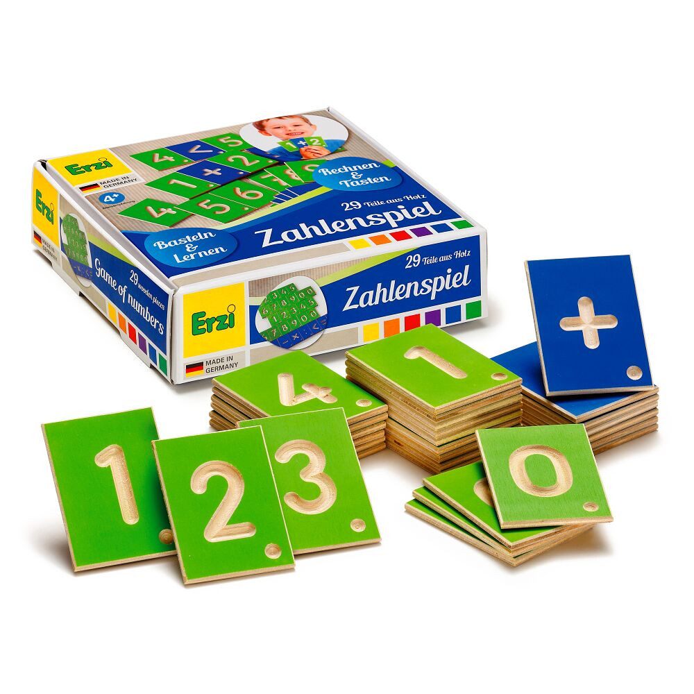 Erzi® Lernspielzeug Lernspiel, Optimal für Vorschule und Sonderpädagogik