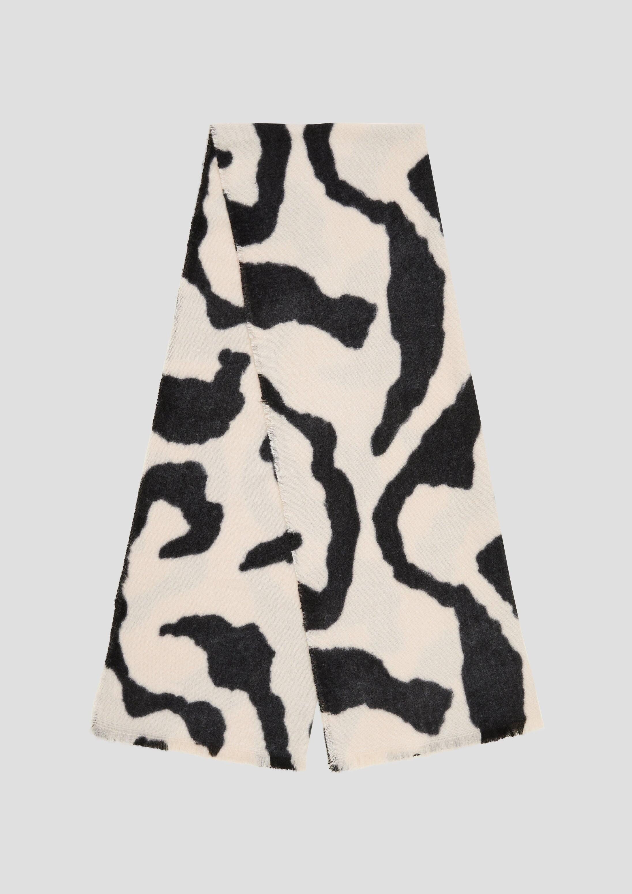 s.Oliver Schal Tuch, Schal mit All-over-Print