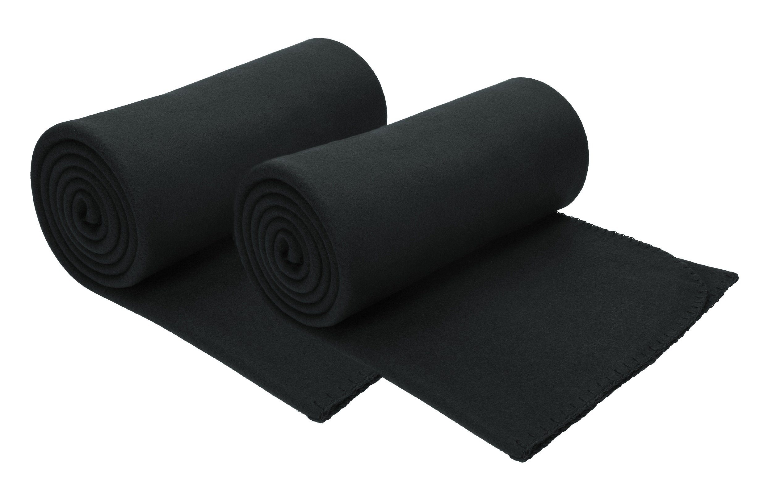 Wohndecke 2 Stück Fleecedecken Kuscheldecken Größe 130x170 cm, Betz günstig online kaufen
