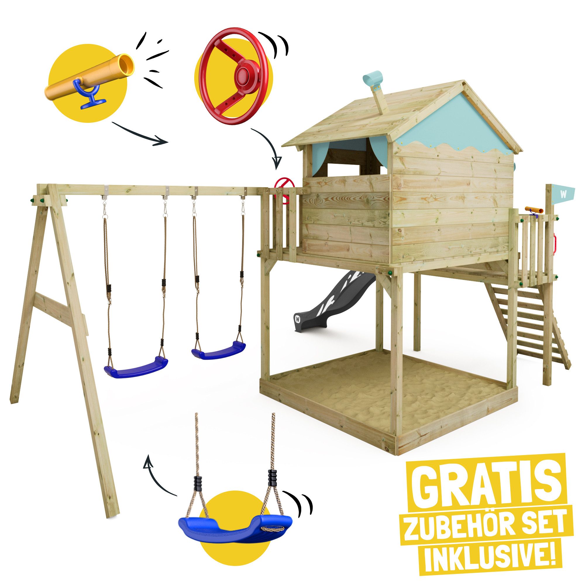 Wickey Spielturm Smart Coast – Stelzenhaus günstig online kaufen