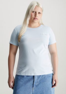 Calvin Klein Jeans Plus T-Shirt PLUS MONOLOGO TWO PACK in Großen Größen mit Logodruck