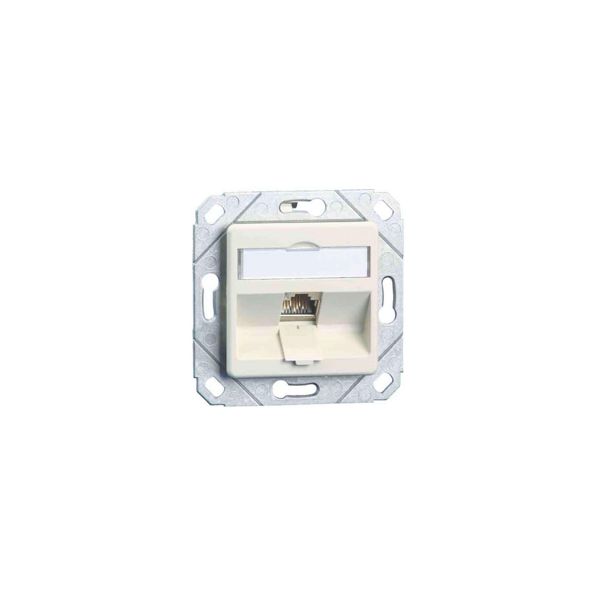 Metz Connect BTR NETCOM Anschlussdose C6Amodul Upk 1Port 270 Upk,rws TN C6Amod-1UPk Installationskabel